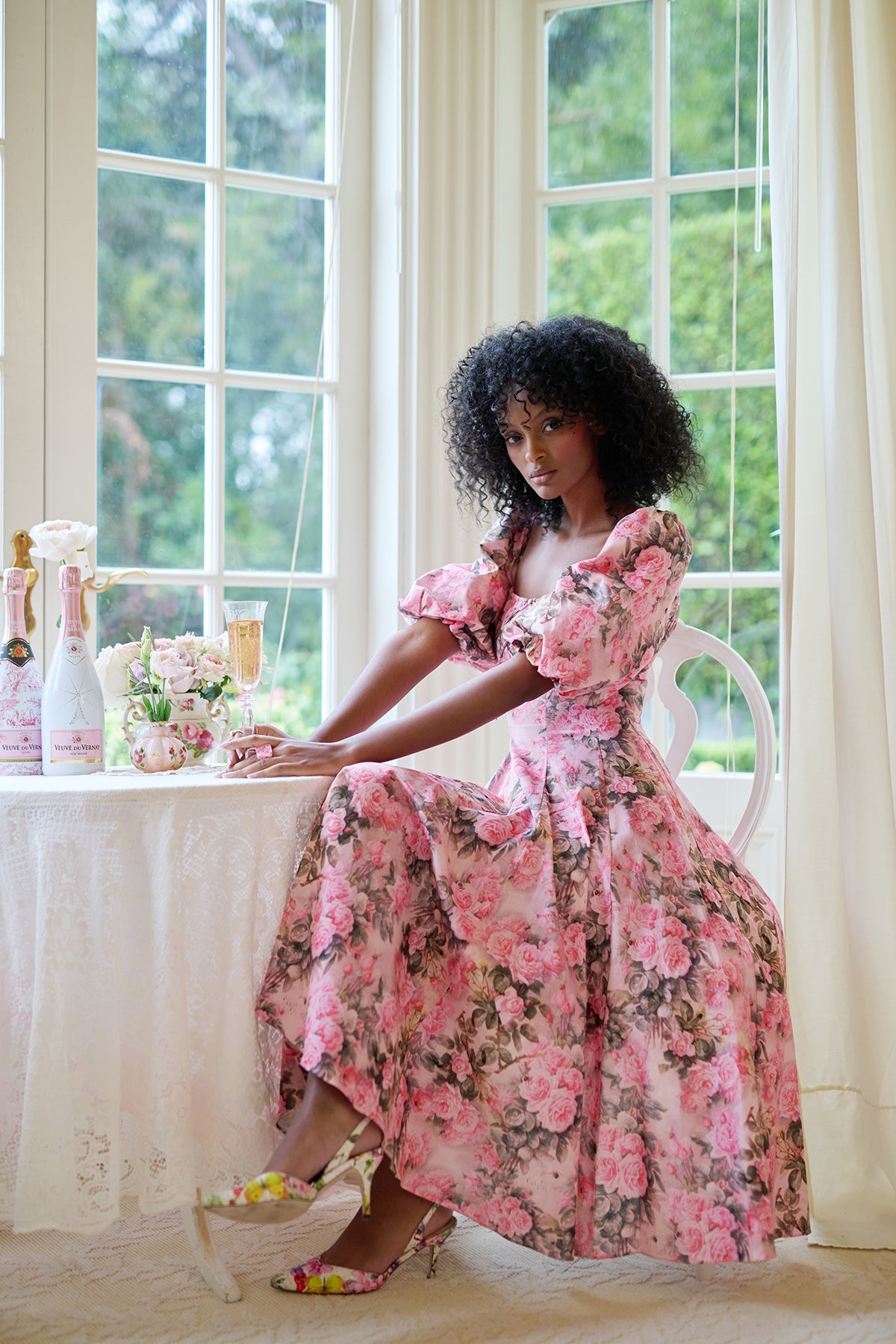 Queen Bee Floral Day Dress for Women