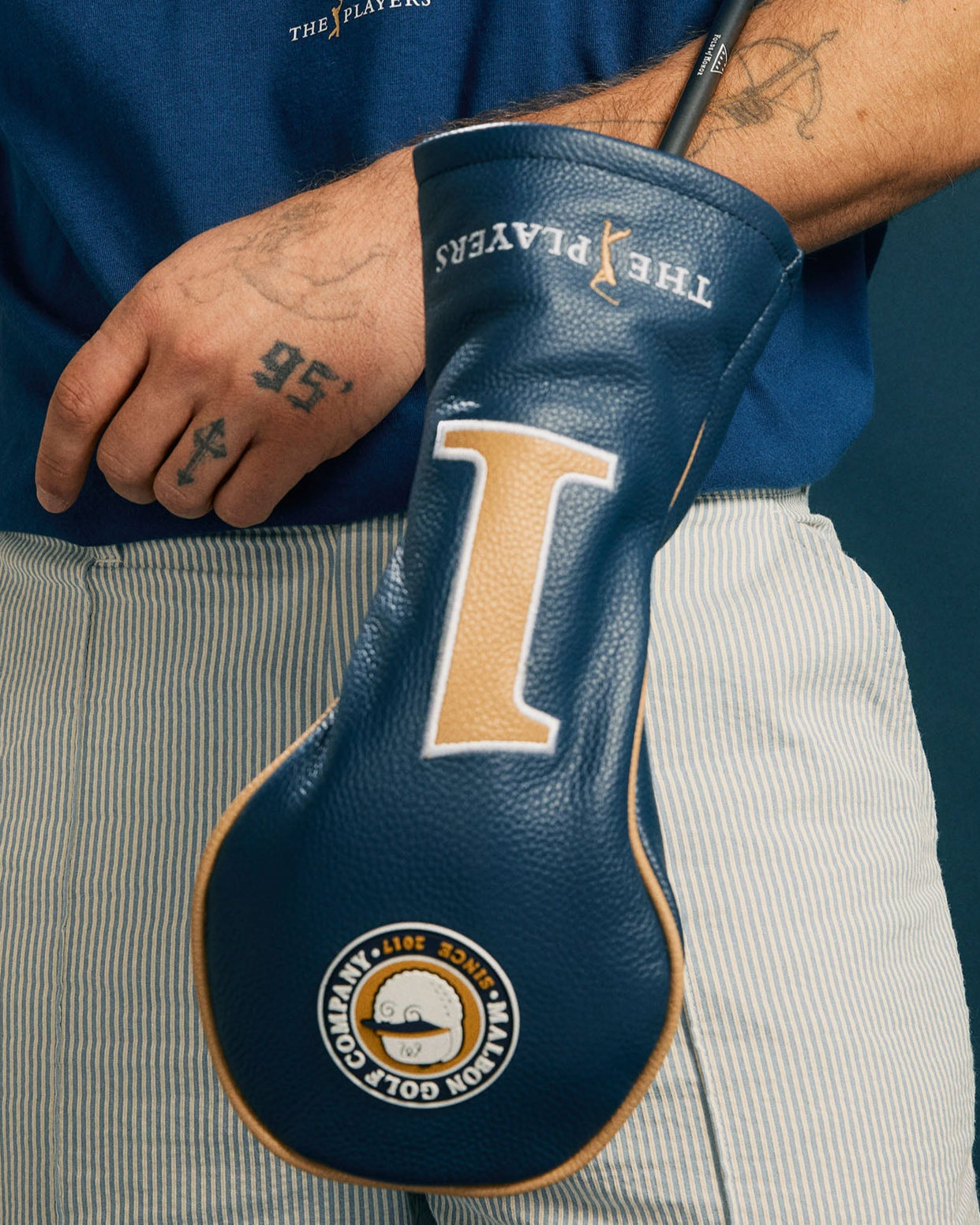 Malbon Golf Driver Cover – The Players Edition
