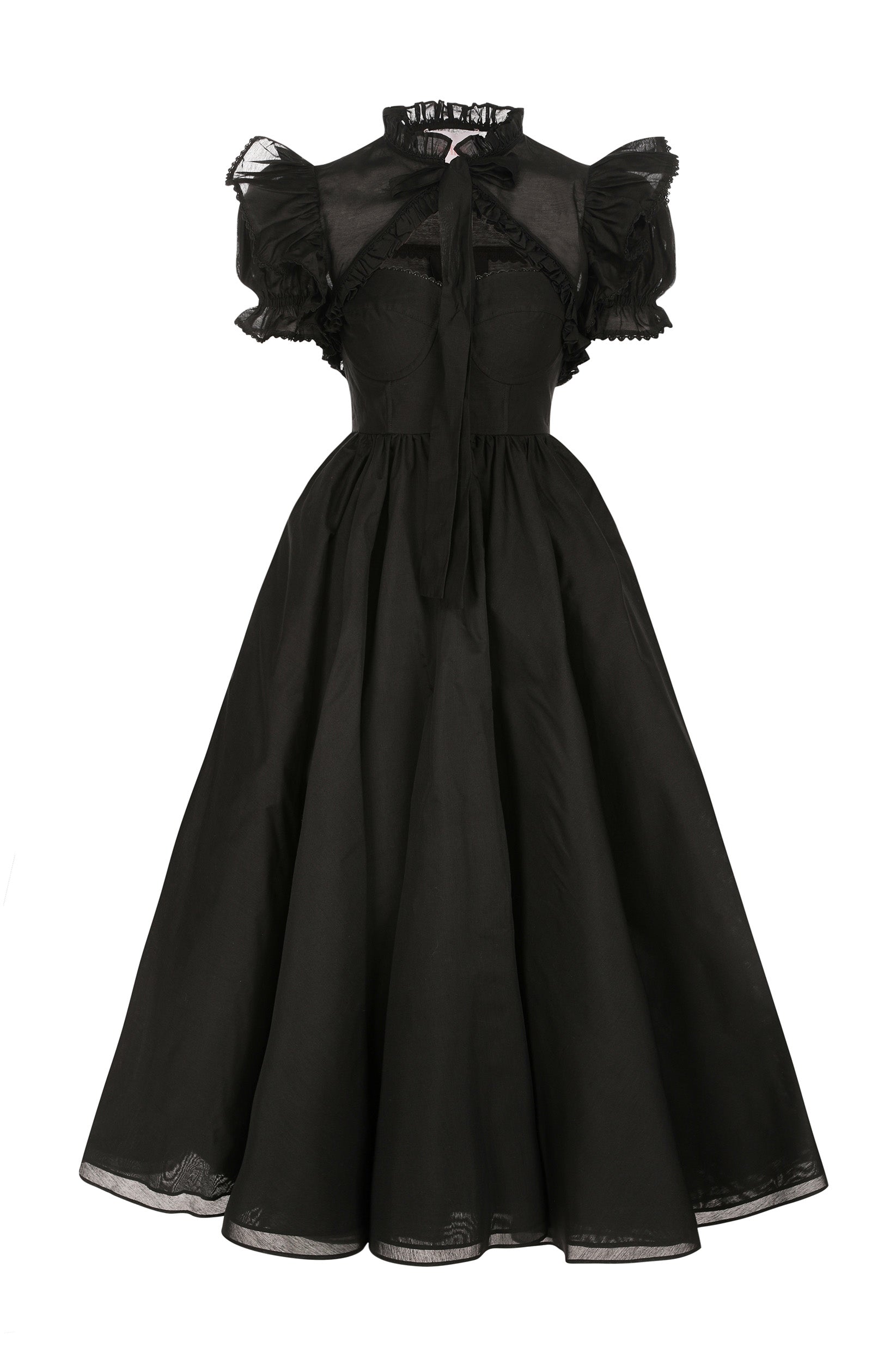 Elegant Raven High Court Gown