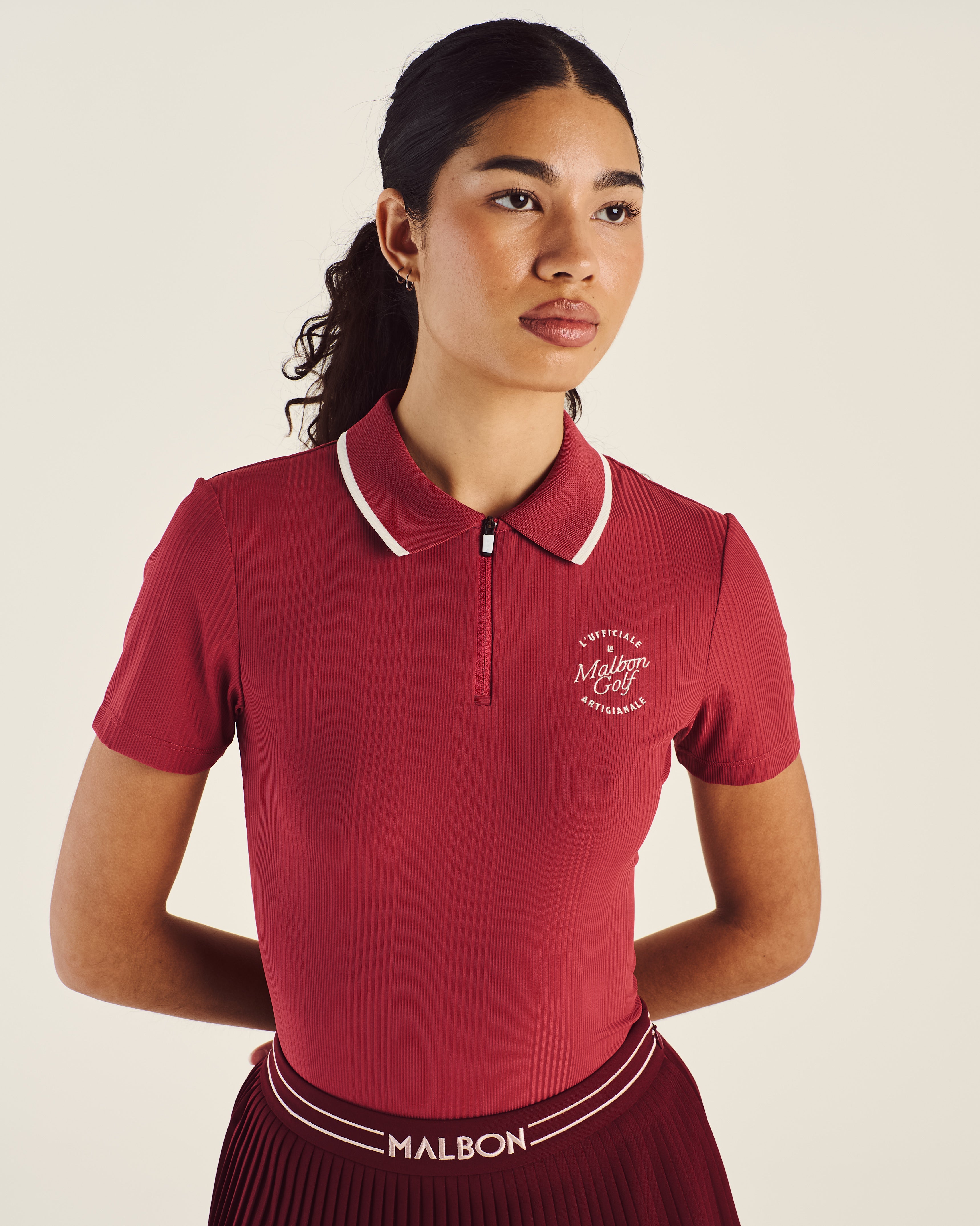 Camilla Women's Quarter-Zip Polo Shirt