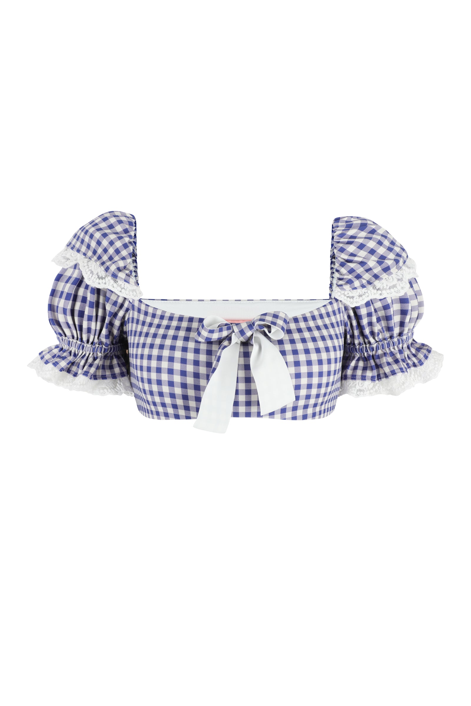 Sailor Gingham Bikini Top - Soft Serve Style