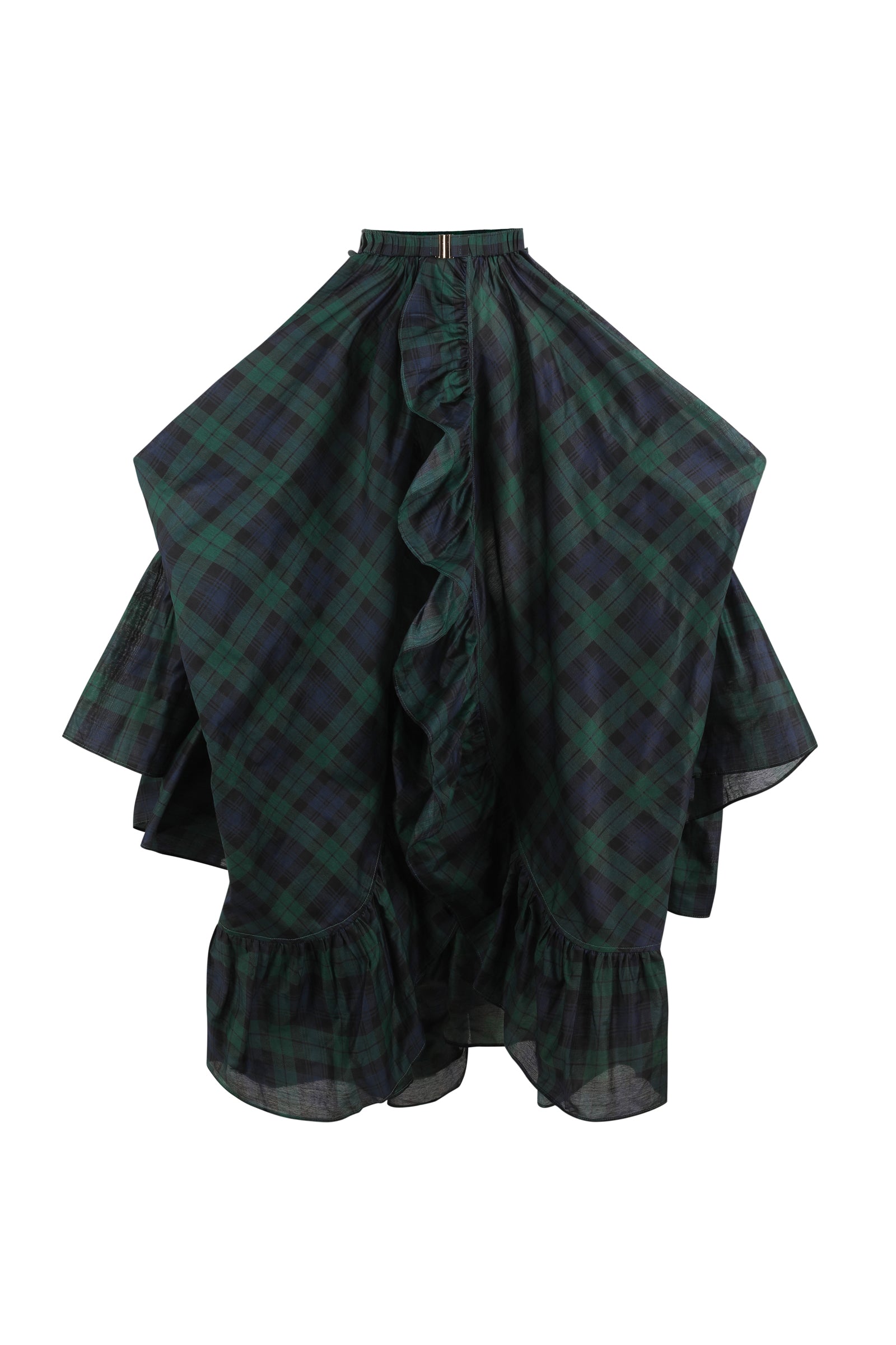 Scottish Plaid Duchess Bustle Skirt