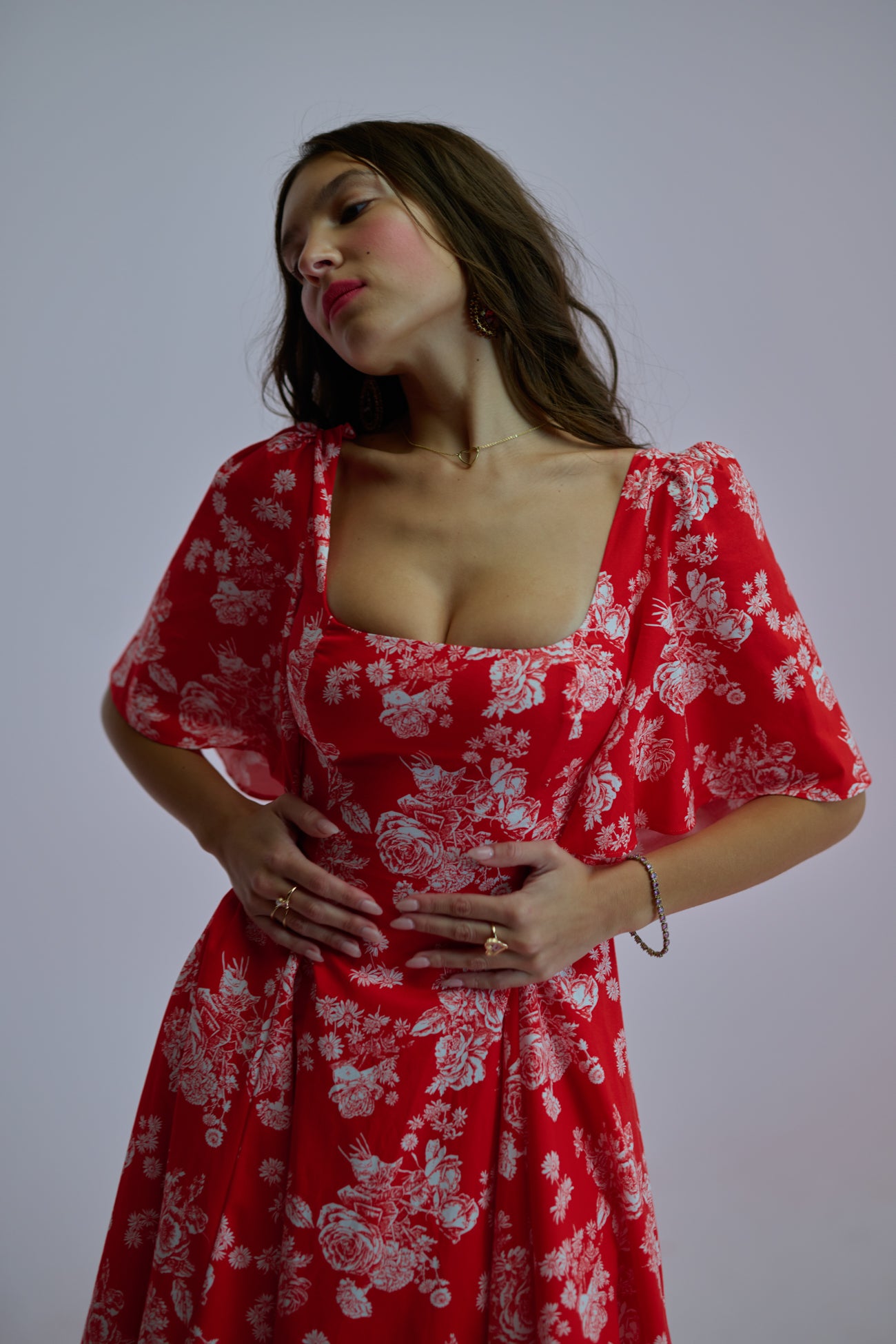 Bluebell Floral Dress for Special Occasions