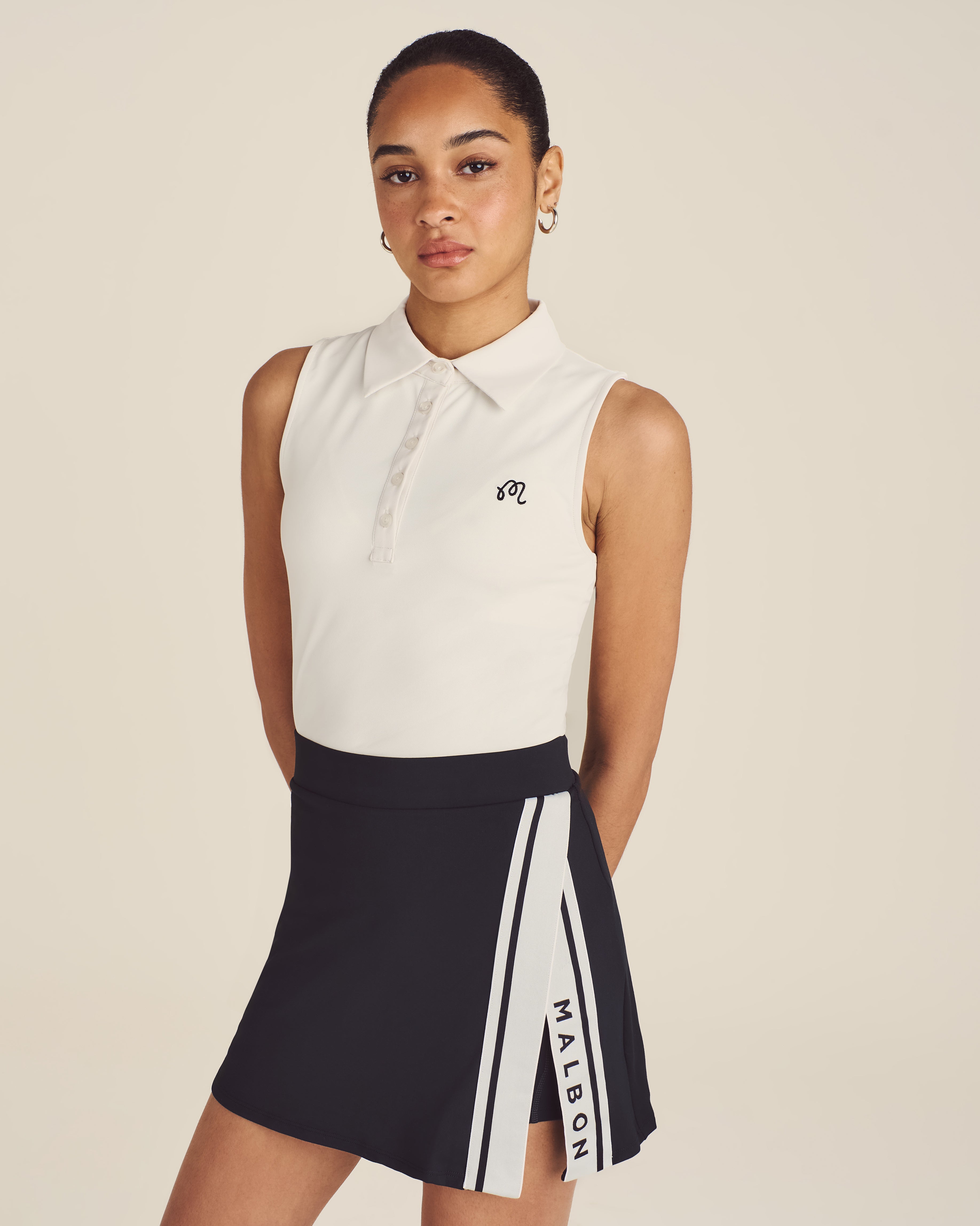 Claudia Women's Sleeveless Polo Shirt