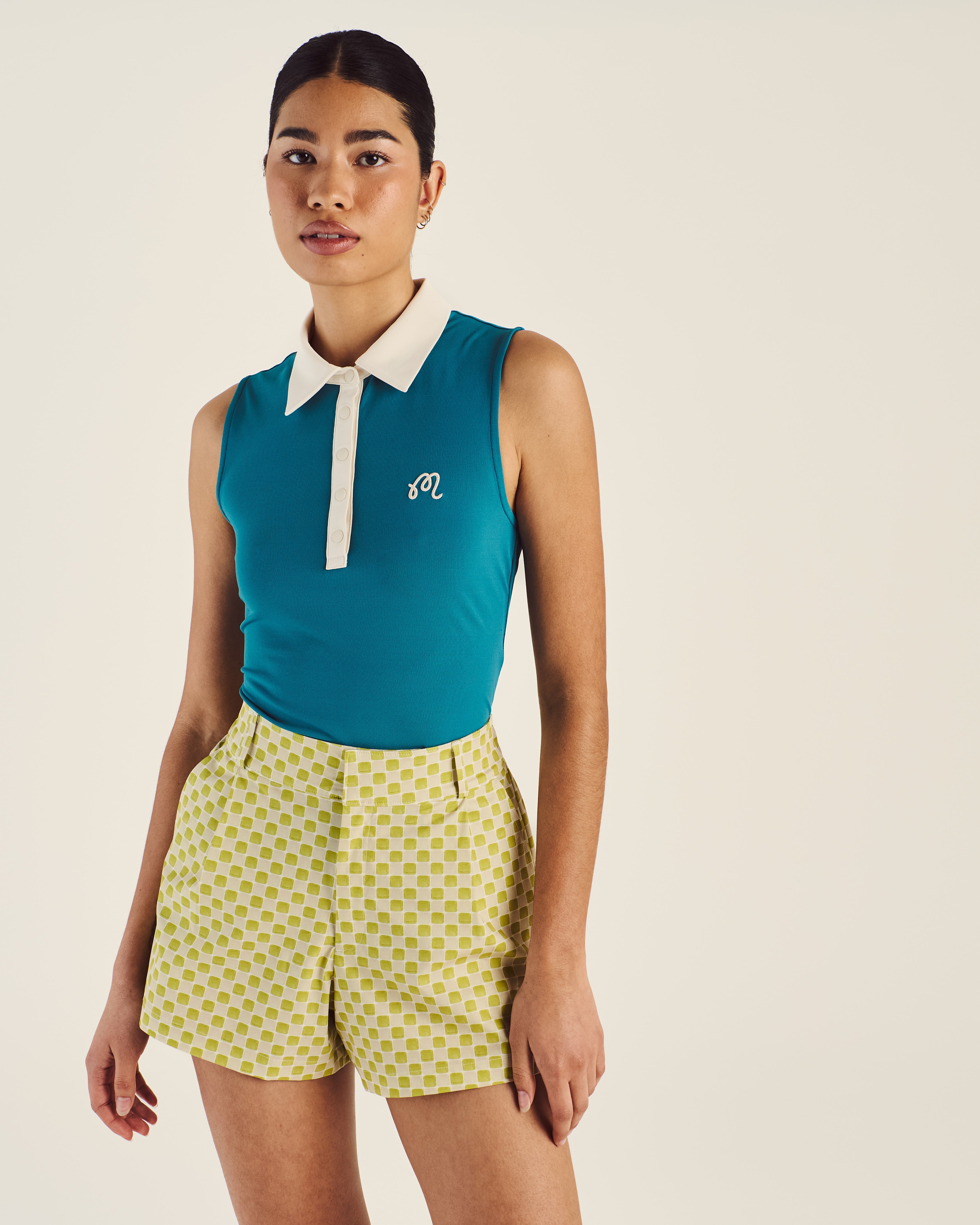 Claudia Women's Sleeveless Polo Shirt