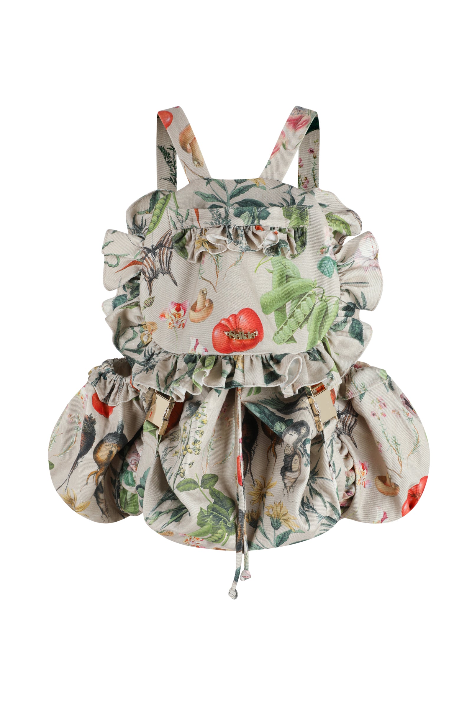 Stylish Ruffle Backpack by Garden Botanics