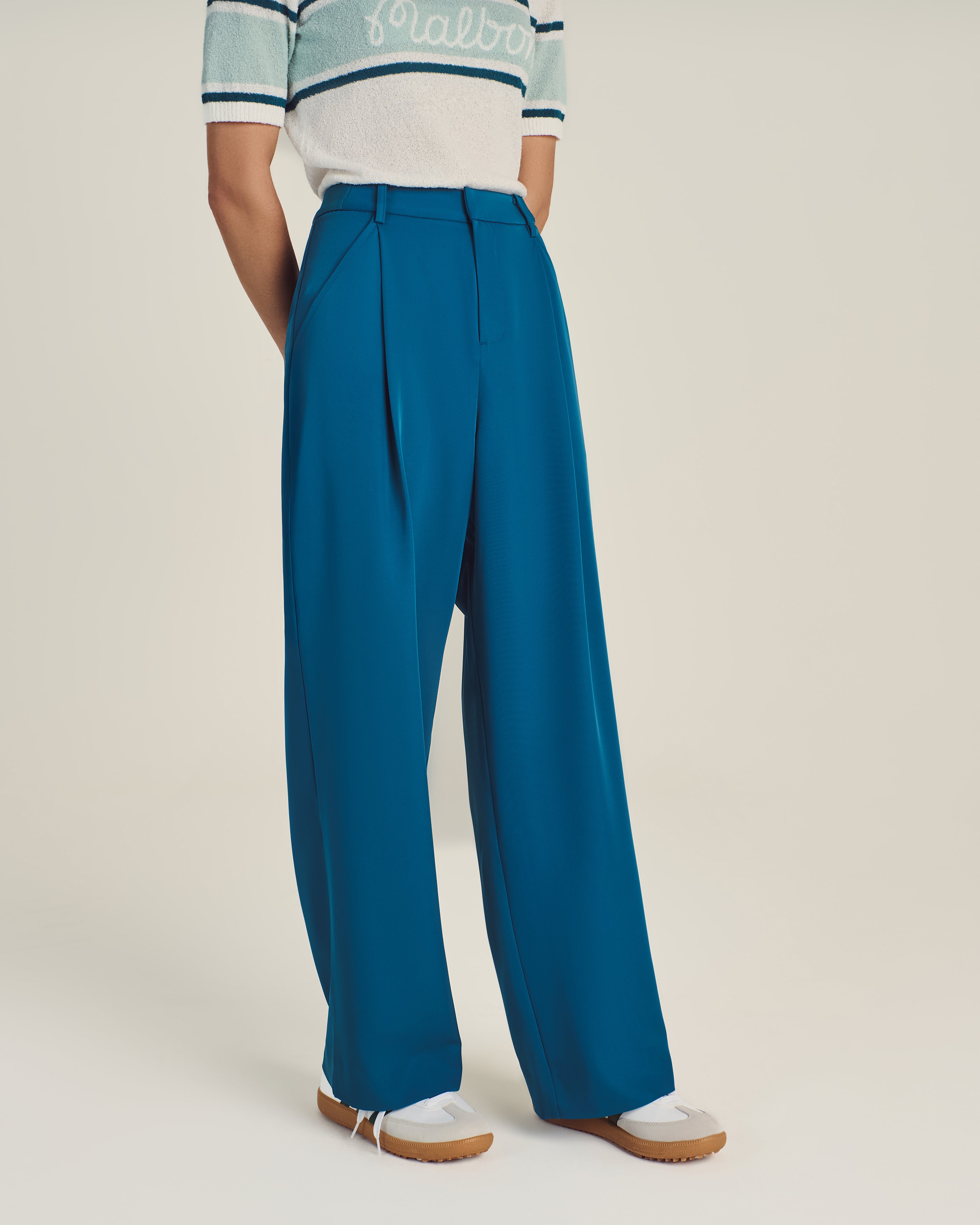 Emilia Pleated Pants for Women