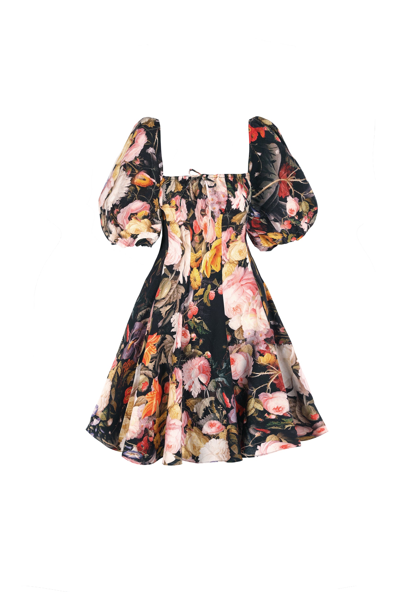 Fête des Fleurs Floral Mini Dress