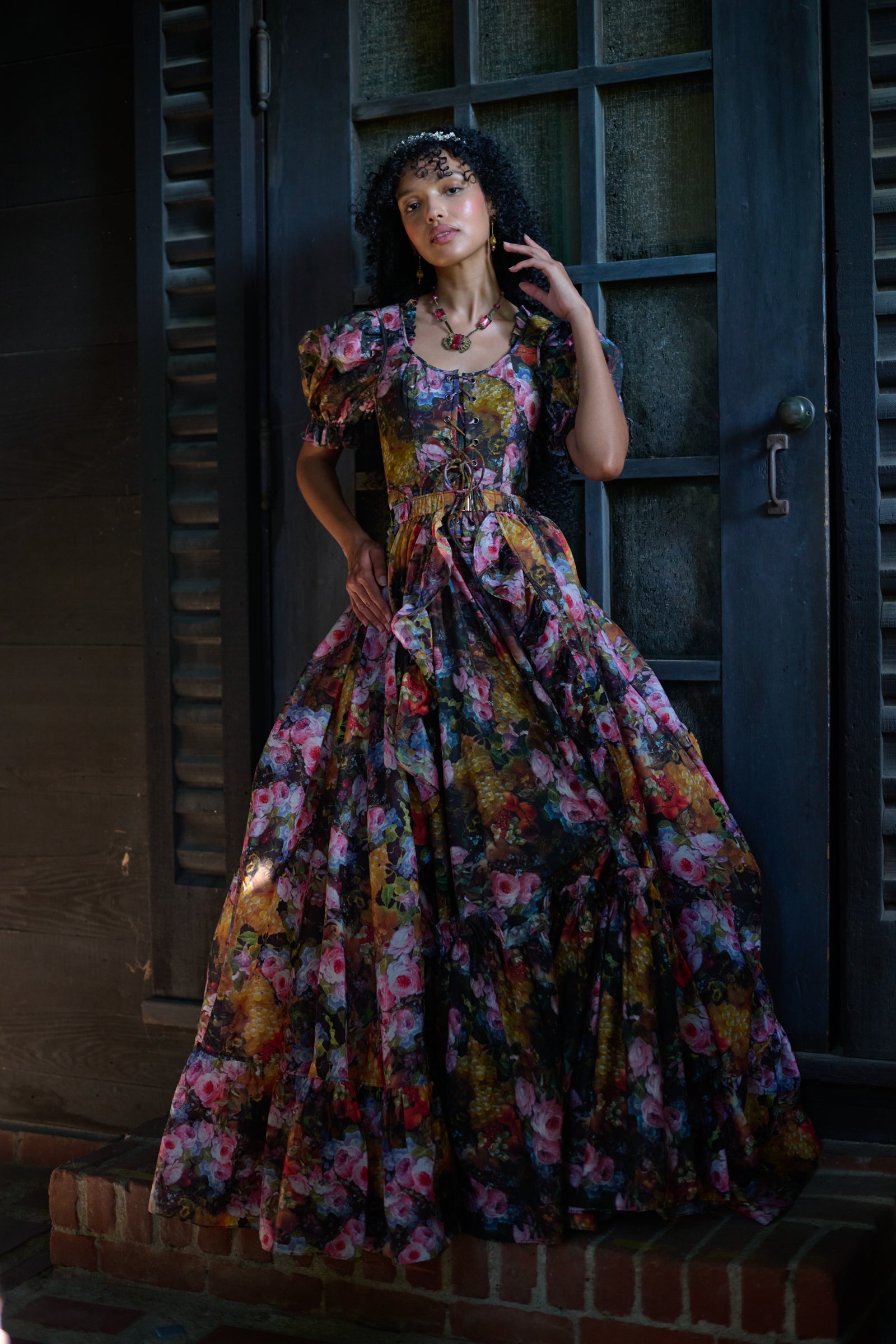 Elegant Genevieve Ritz Evening Gown
