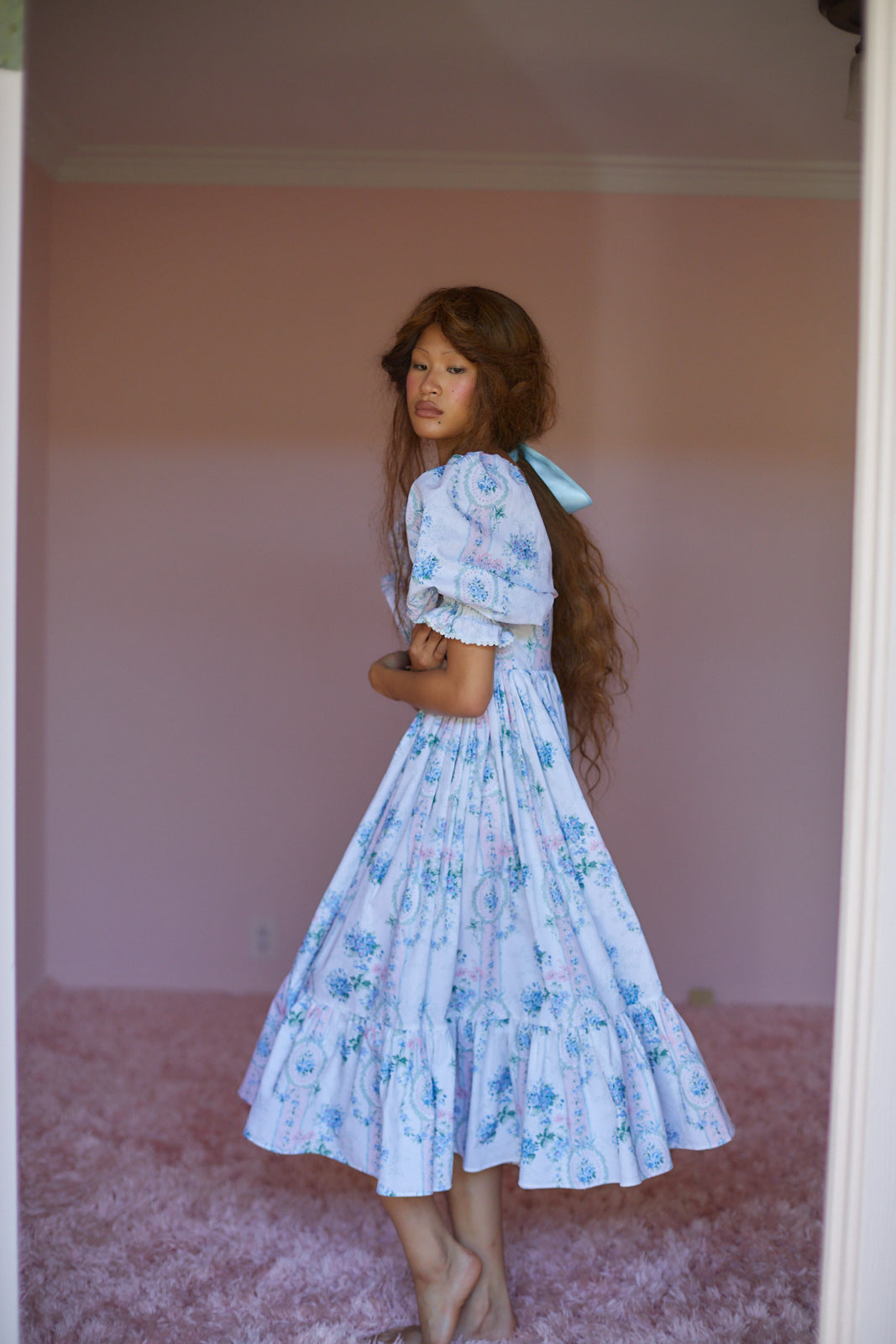 French Cotton Puff Dress - La Belle Etoile
