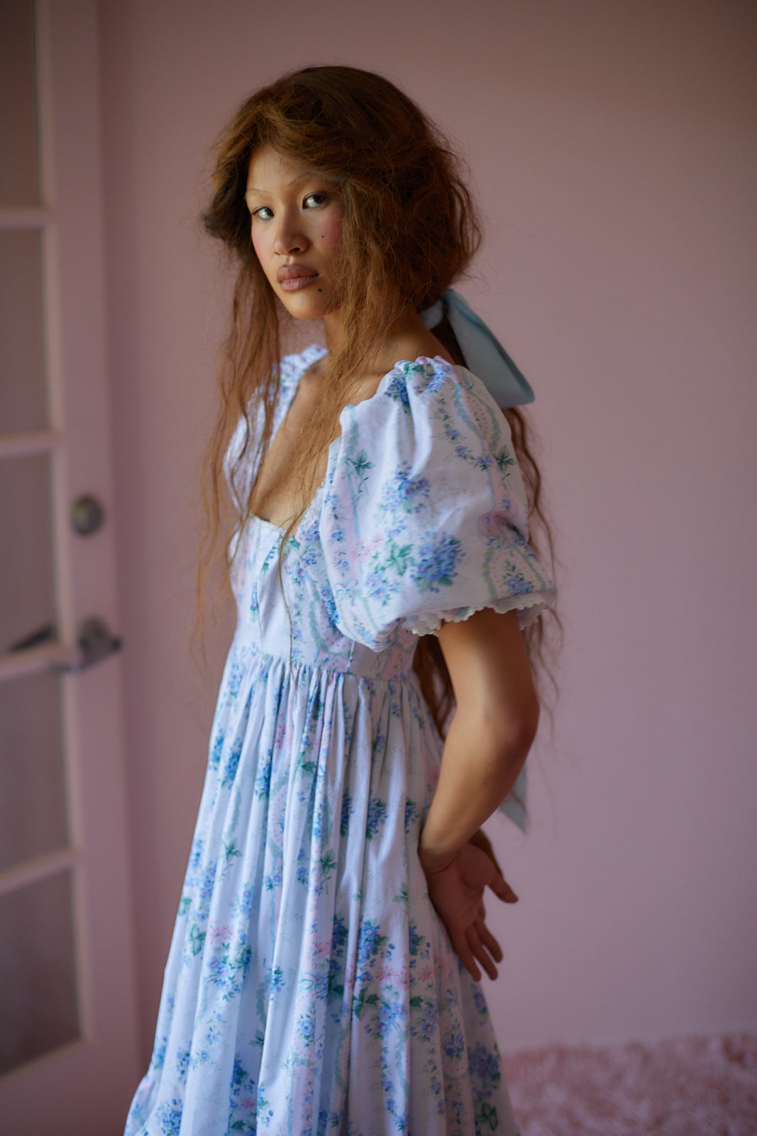French Cotton Puff Dress - La Belle Etoile