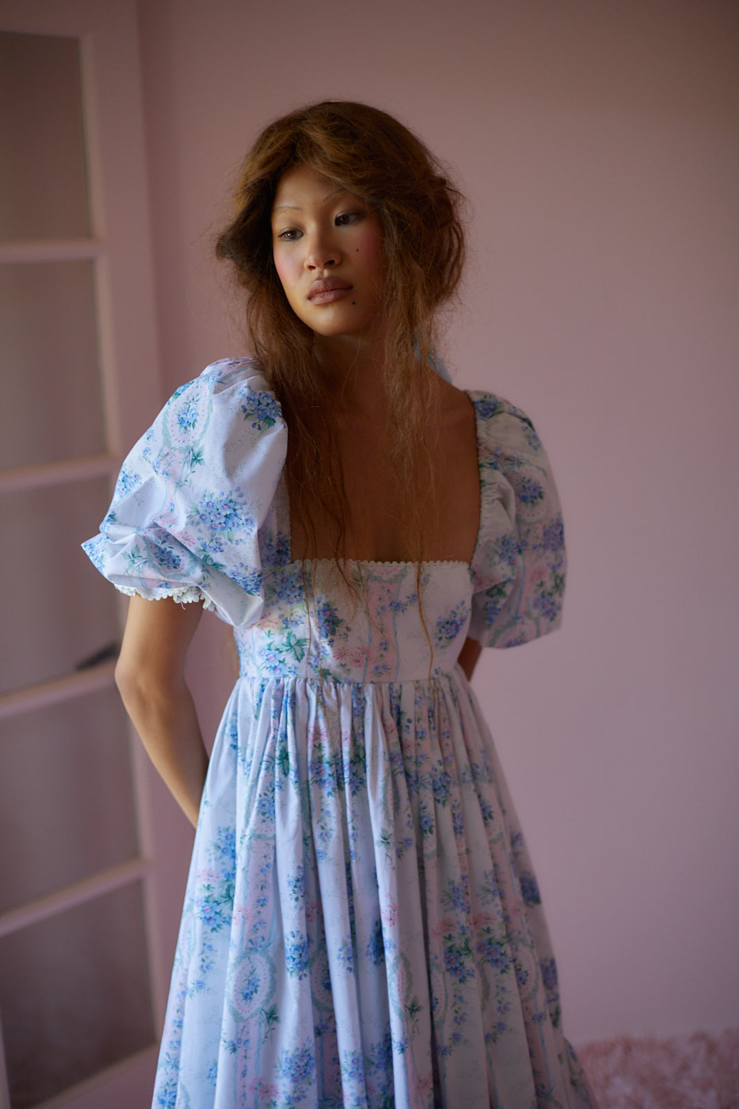 French Cotton Puff Dress - La Belle Etoile