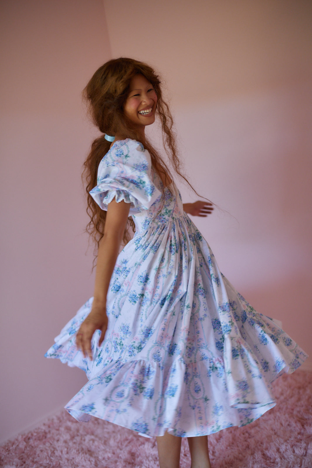 French Cotton Puff Dress - La Belle Etoile