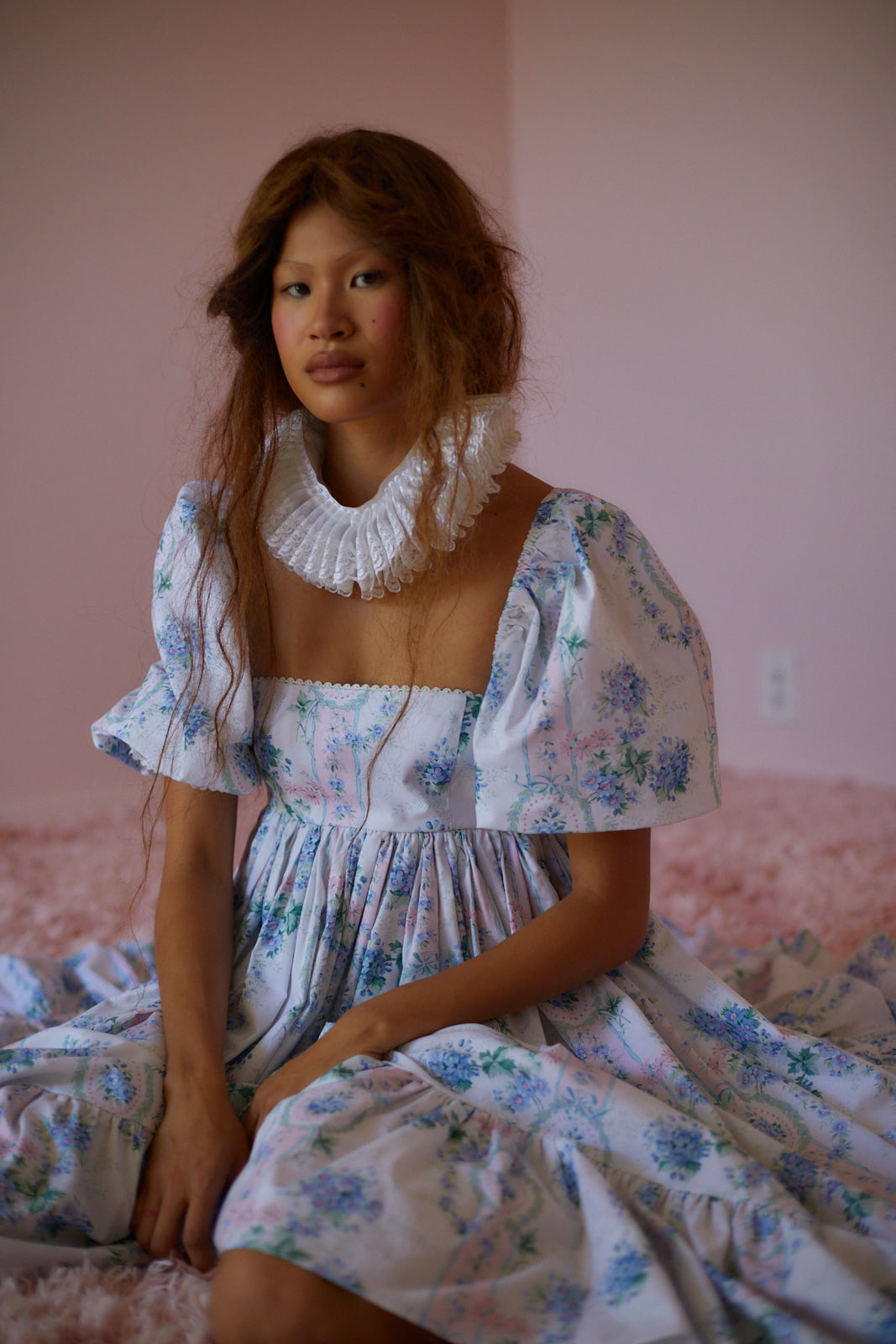French Cotton Puff Dress - La Belle Etoile