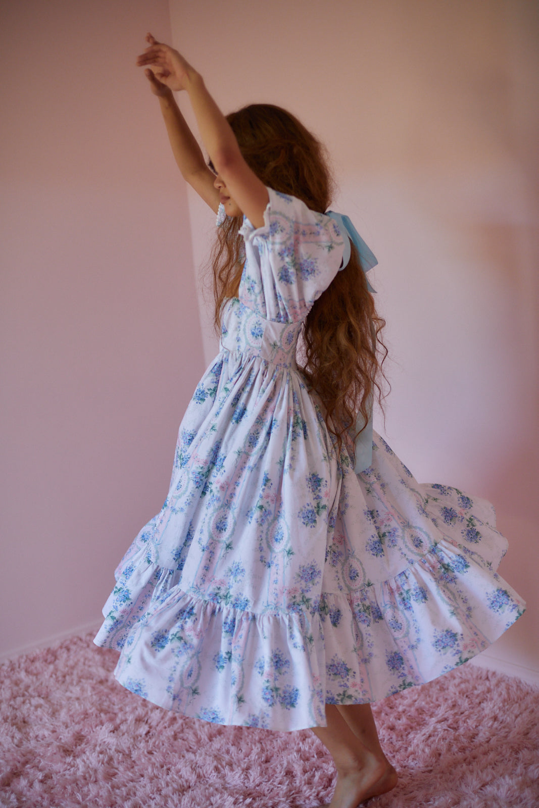 French Cotton Puff Dress - La Belle Etoile