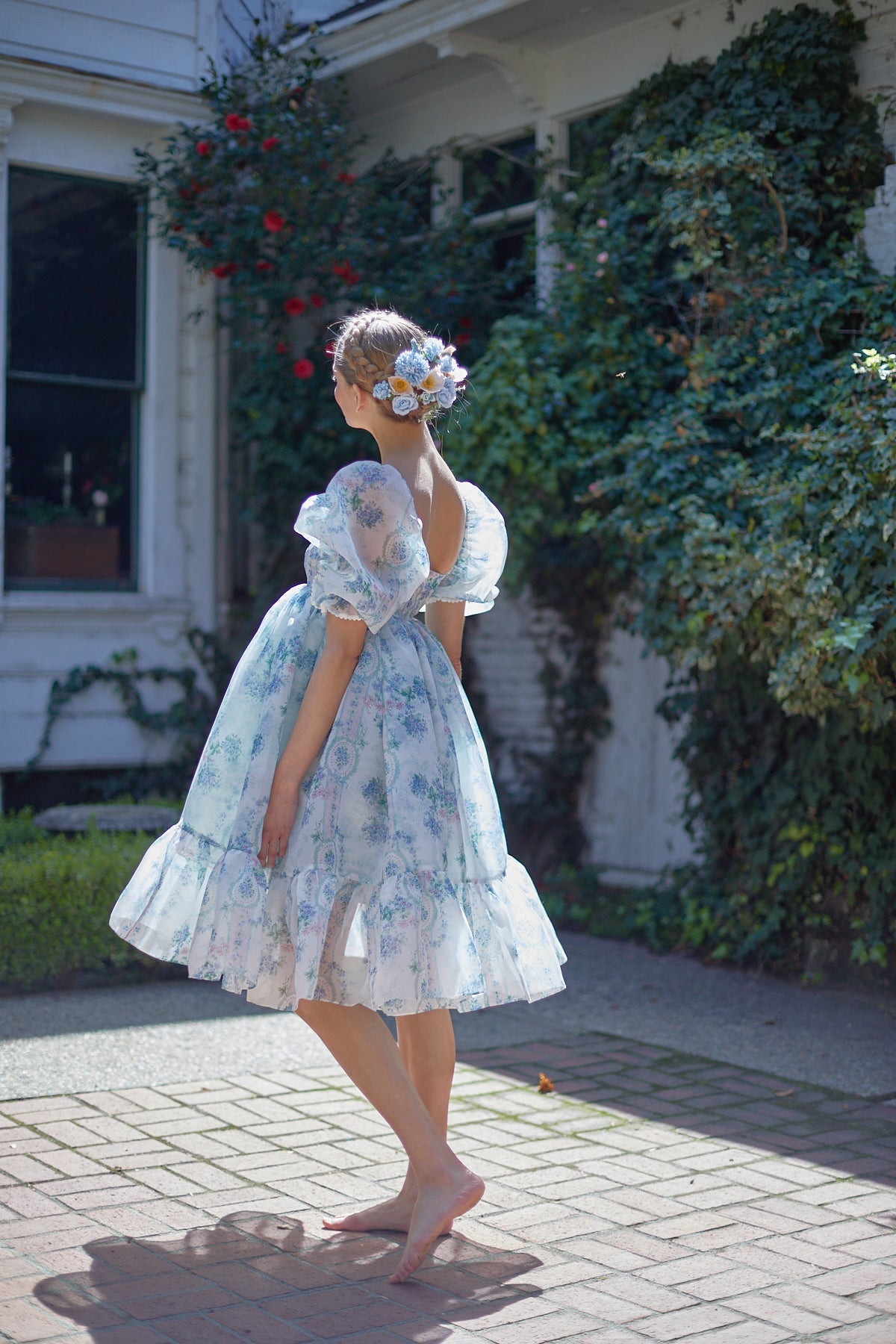 French Puff Organza Dress by La Belle Etoile