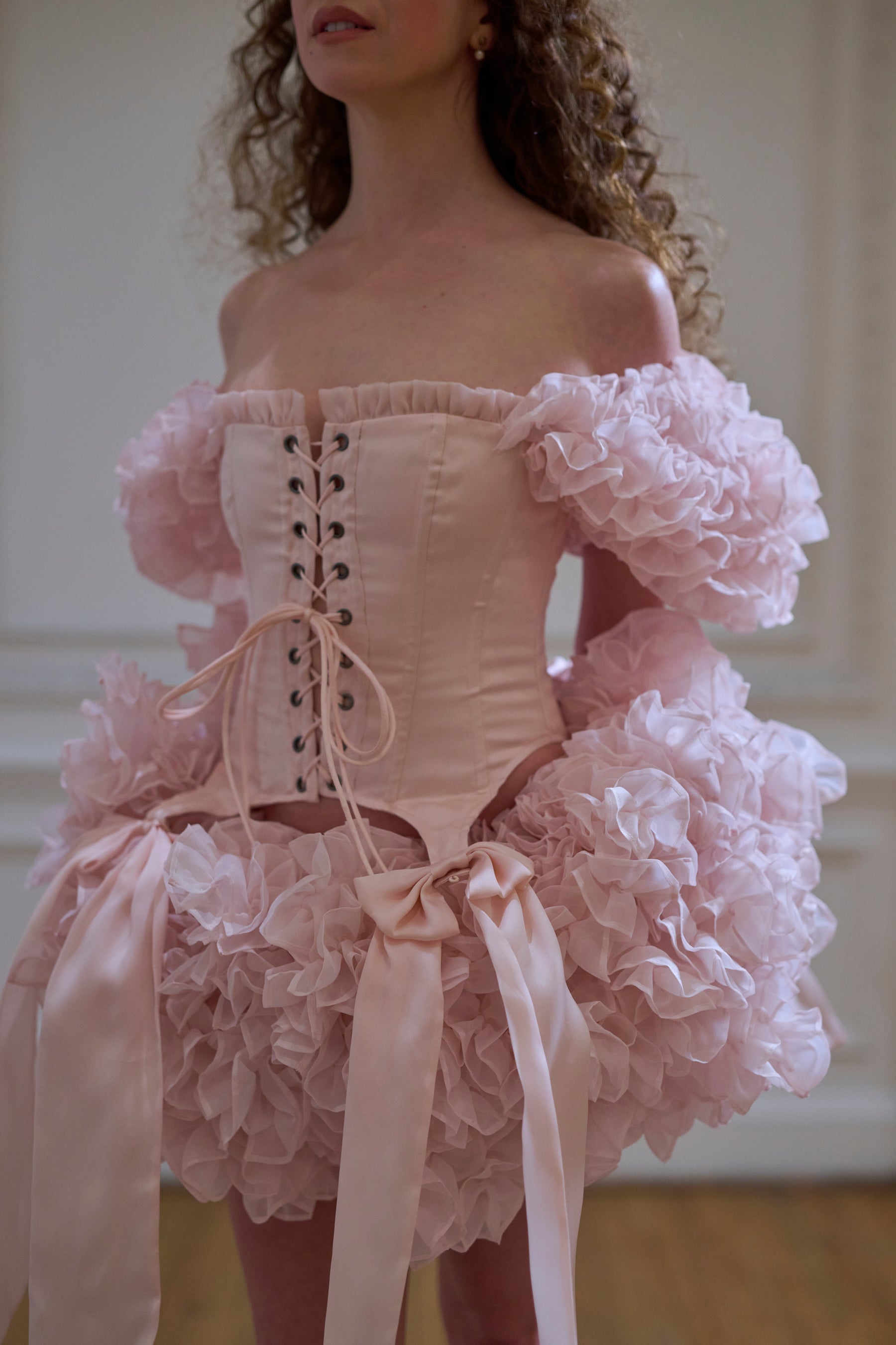 Paris Silk Corset for Elegant Styling
