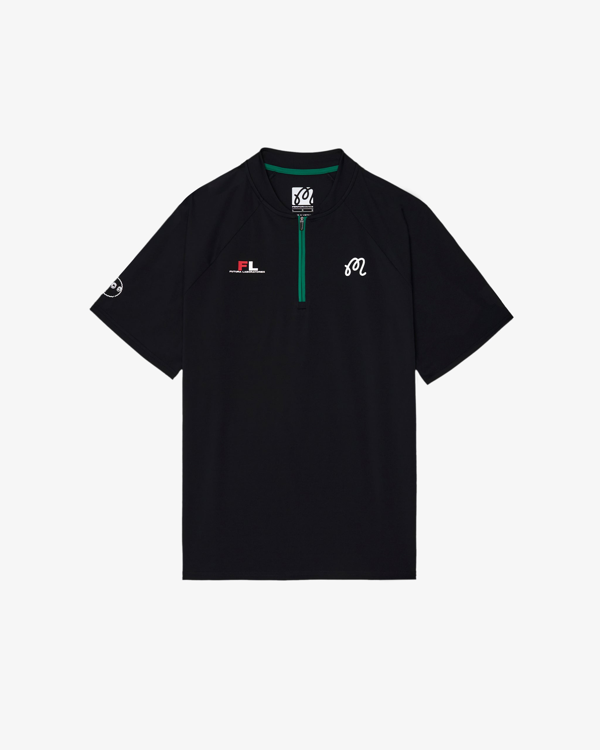 Futura Blade Zip Polo - Performance Raglan Shirt