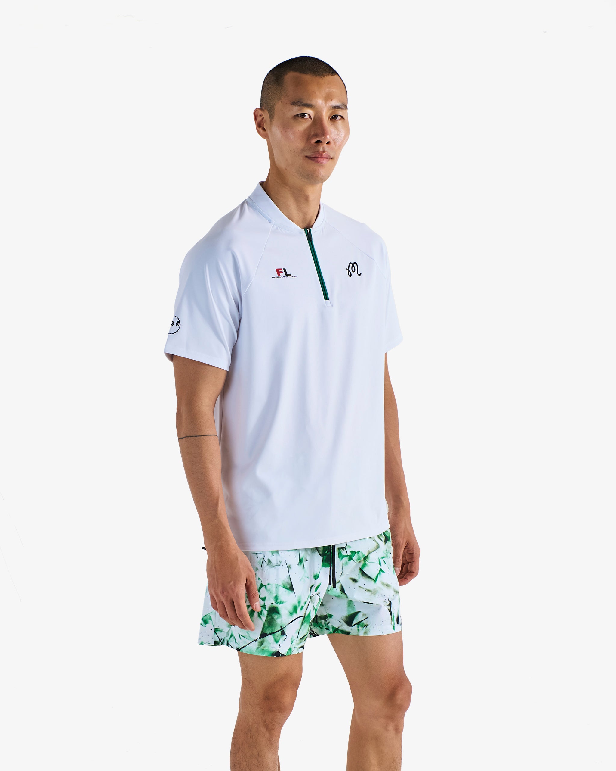 Futura Blade Zip Polo - Performance Raglan Shirt