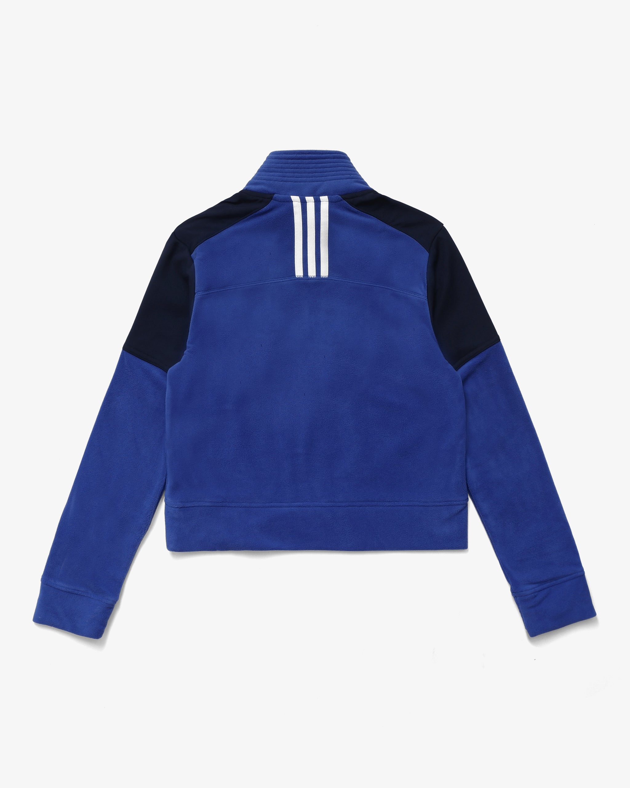 Adidas x Malbon Girls' Fleece Crop 1/4-Zip Pullover