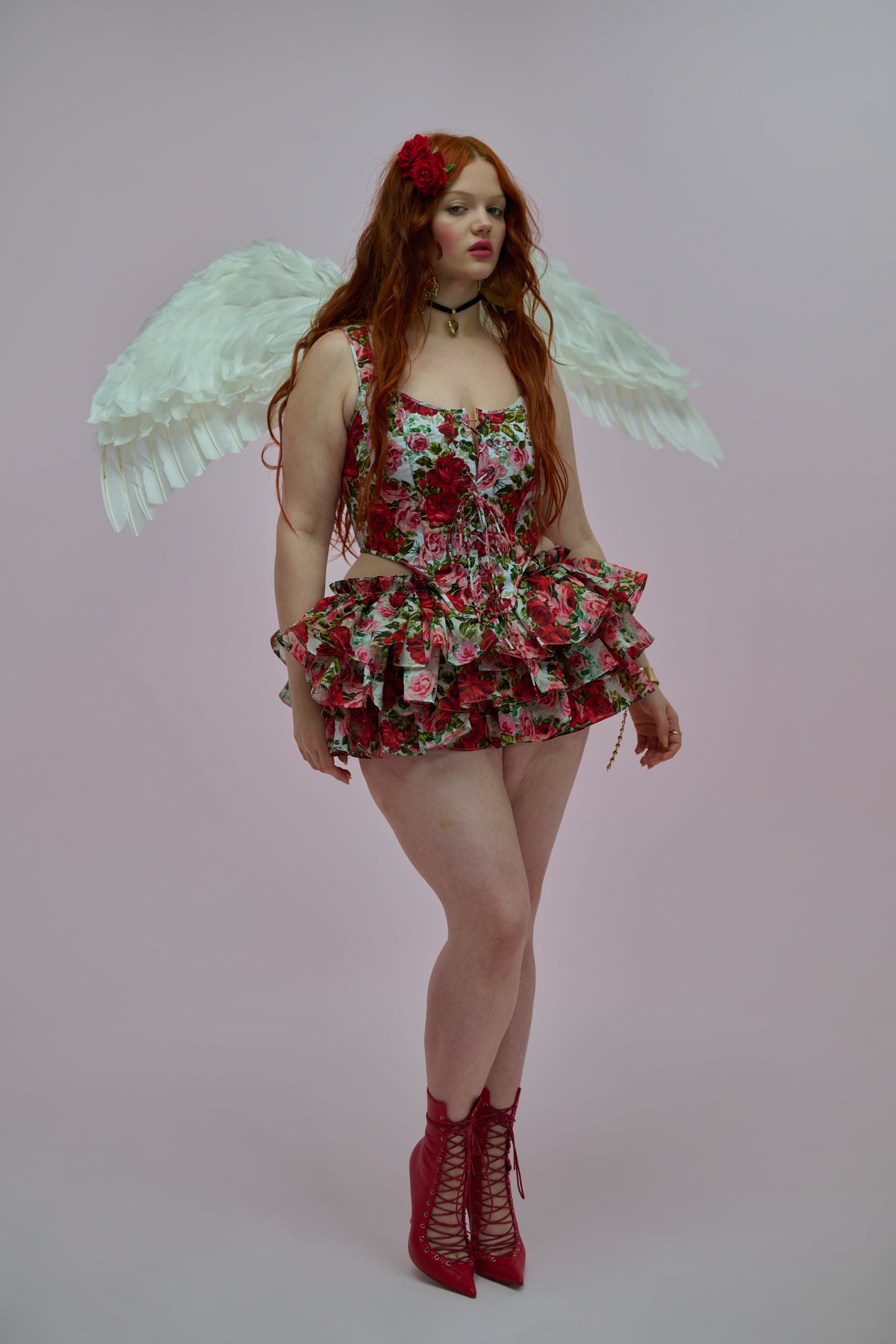 Dauphine Red Rose Knickers