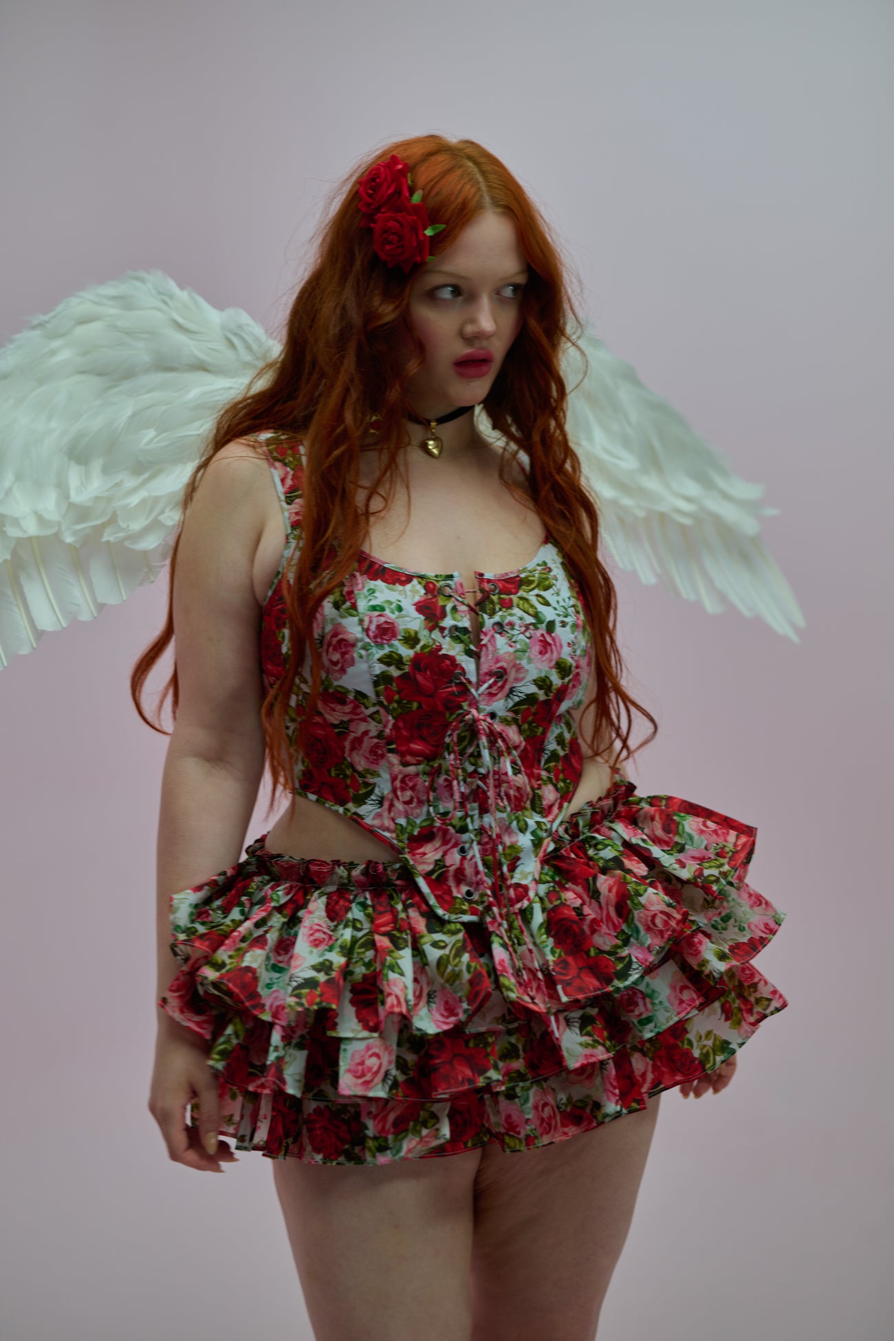 Dauphine Red Rose Knickers