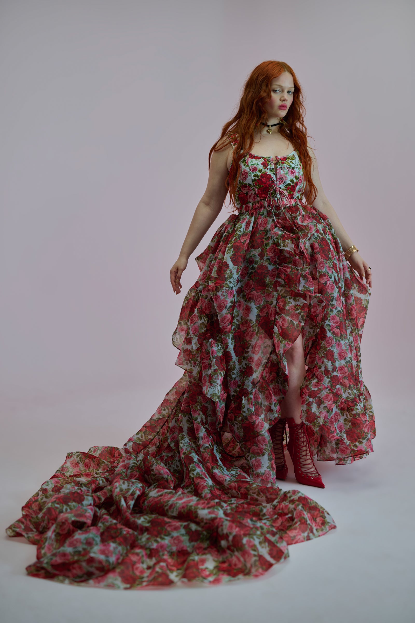 Duchess Tournure for Elegant Rose-Themed Events