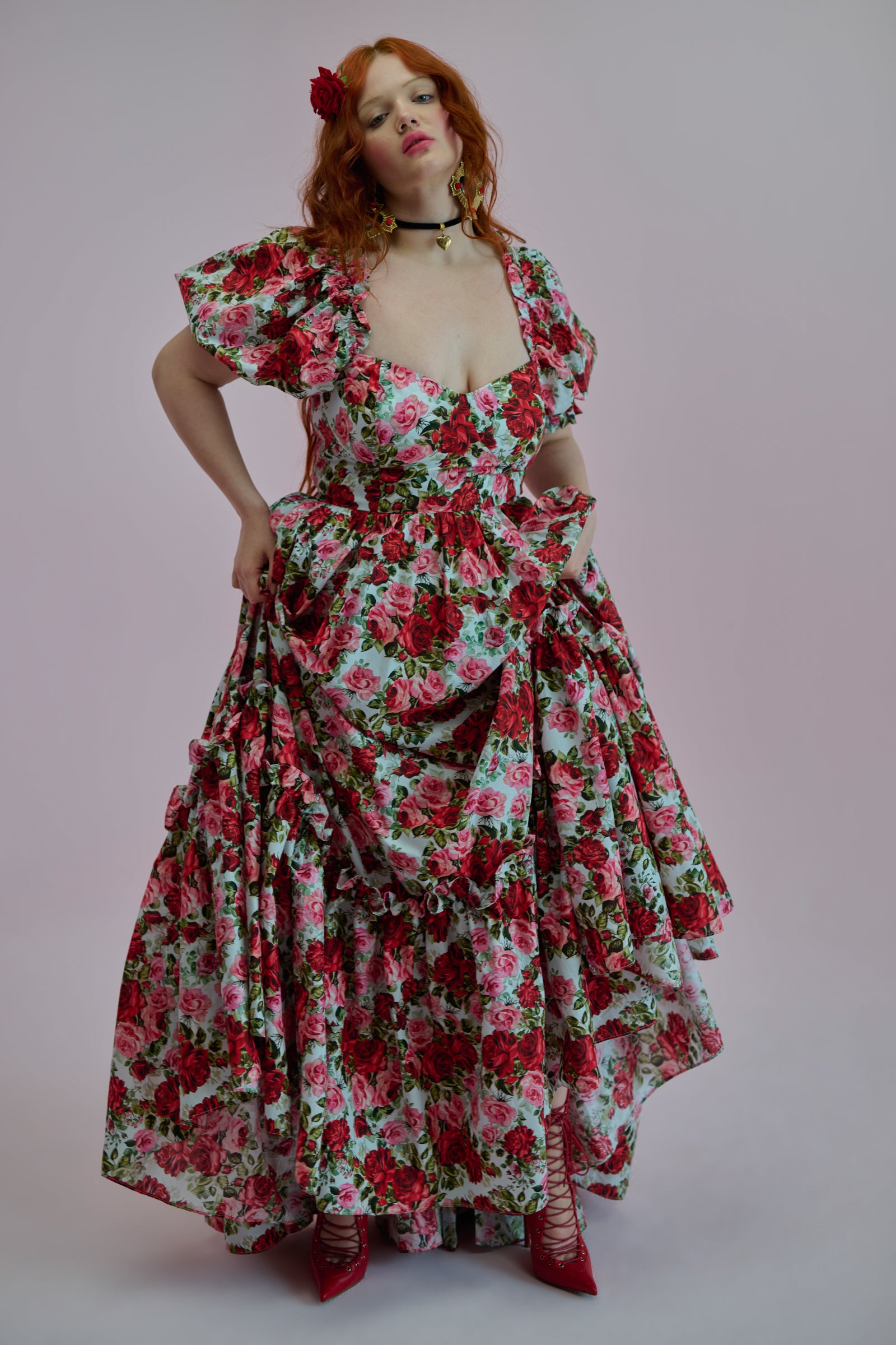 Elegant Red Ritz Gown for Special Occasions