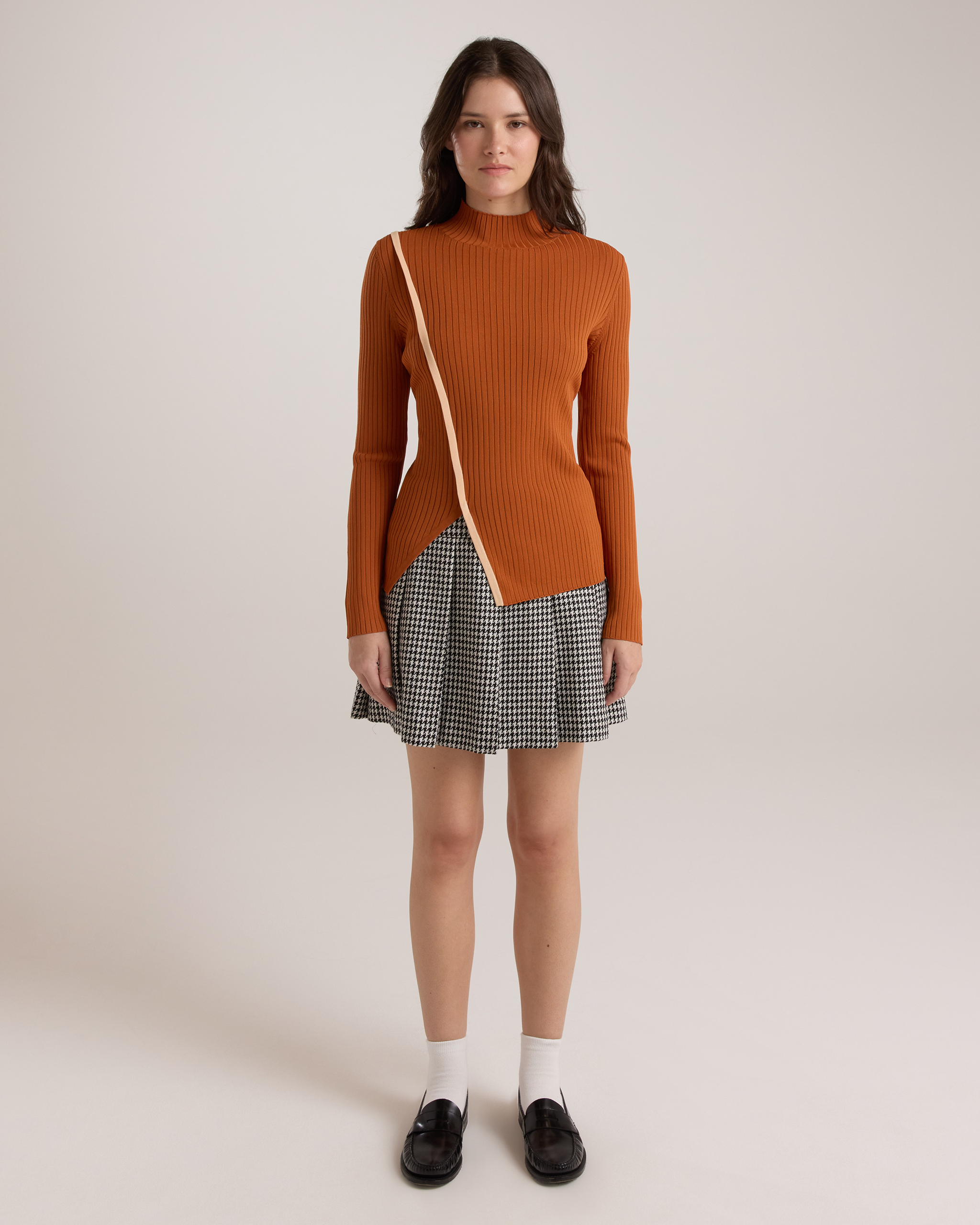 Jessica Mockneck Top – Stylish Women's Knitwear
