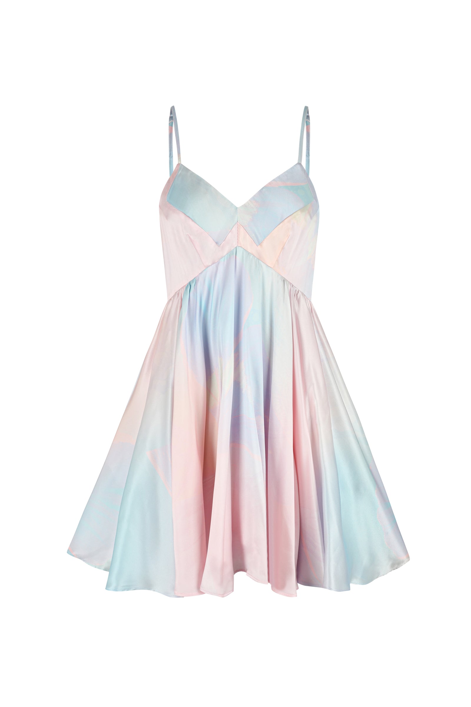 Silk Petal Slip Dress for Elegant Evenings