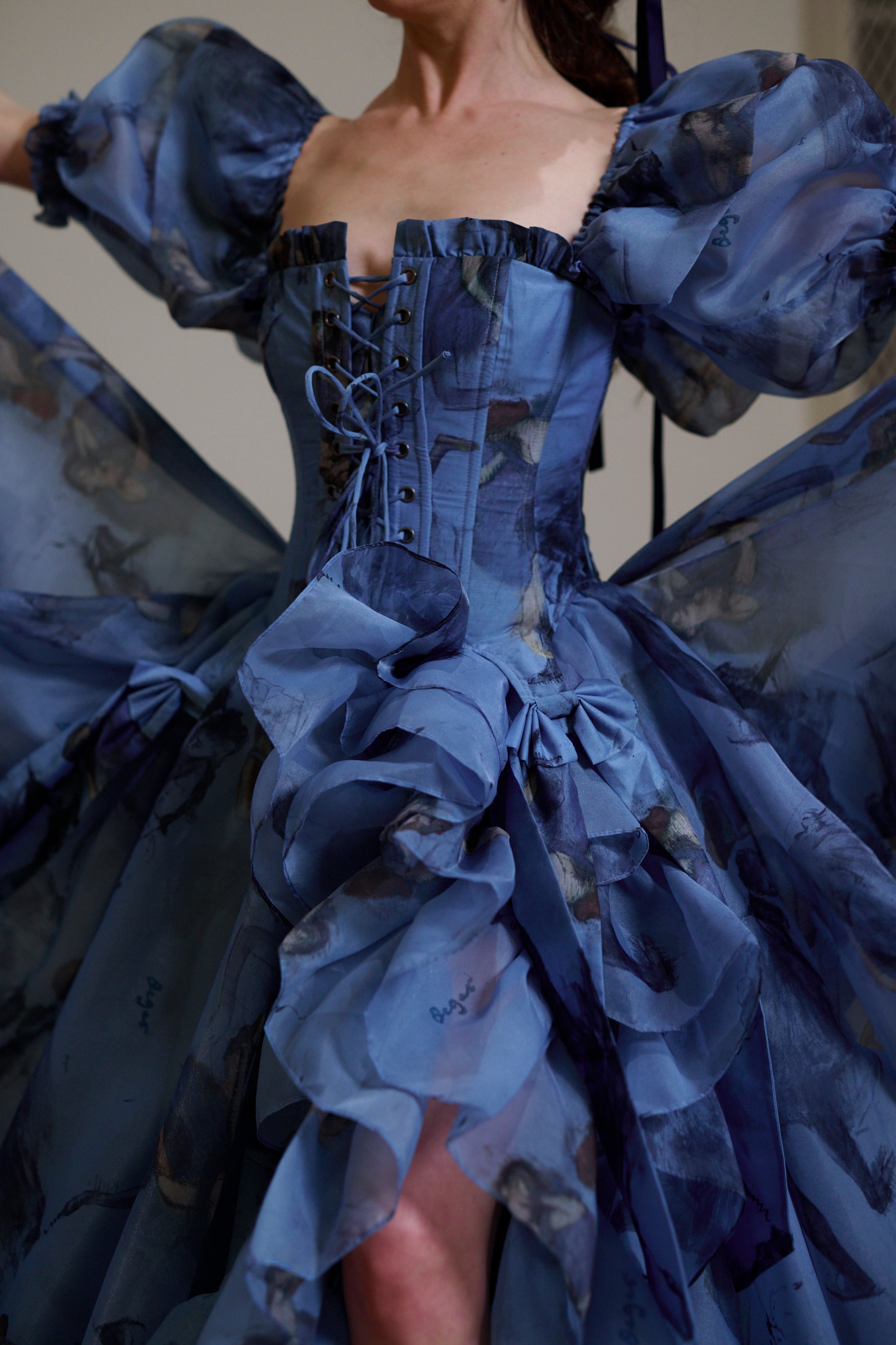Blue Dancer Corset – Elegant Fashion Corsetry