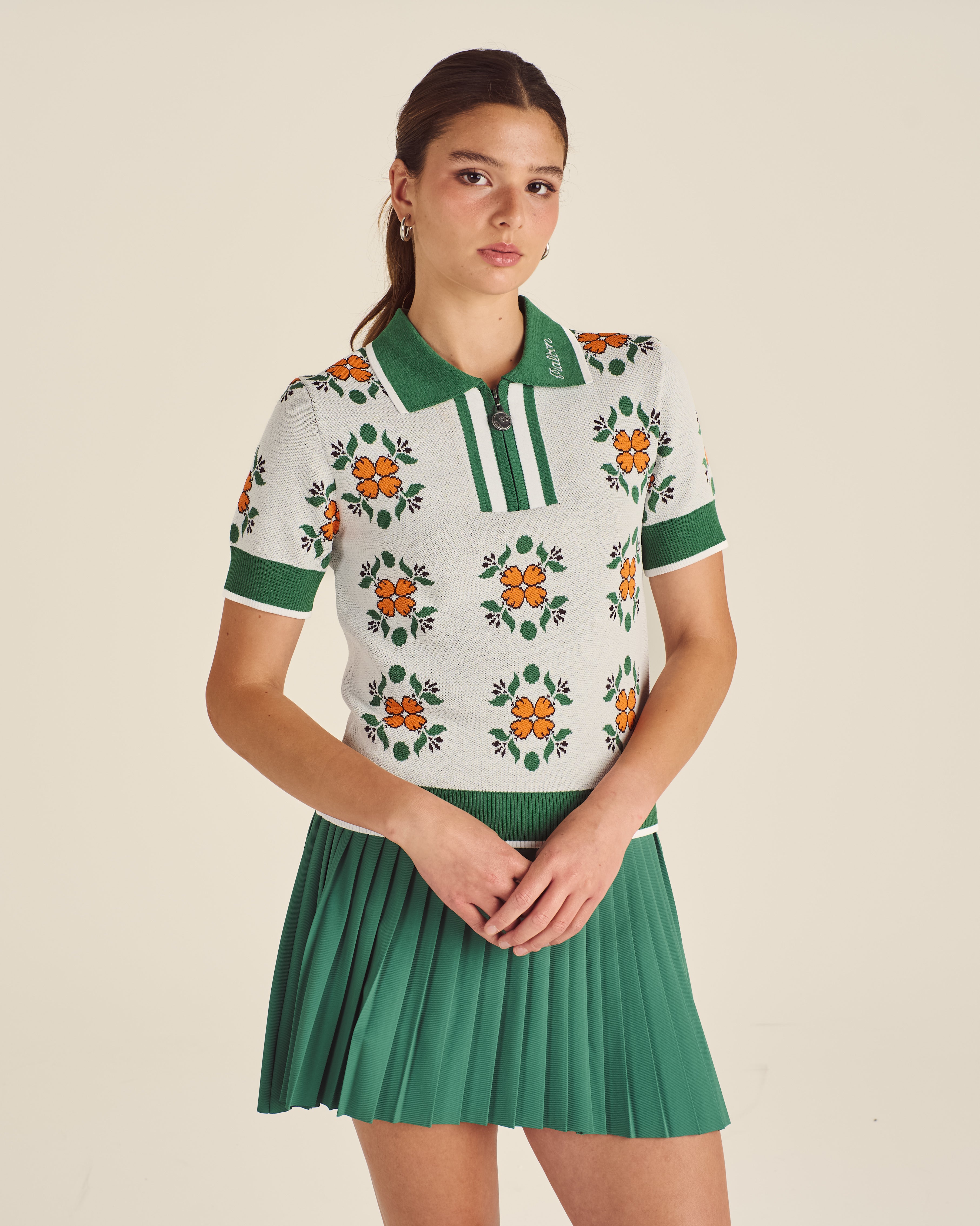 Lucia Quarter-Zip Performance Polo