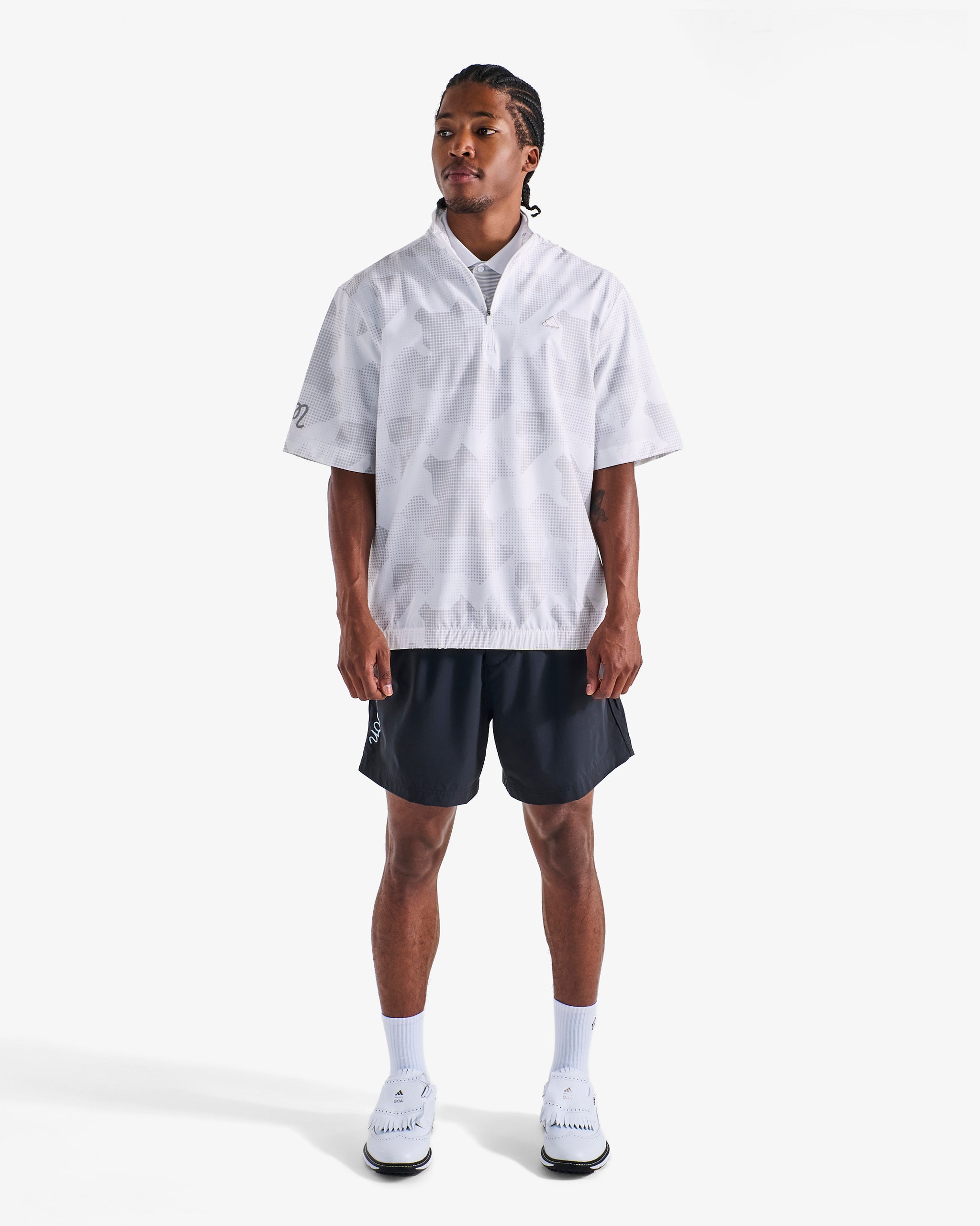 Malbon x Adidas Half-Zip Waterproof Pullover