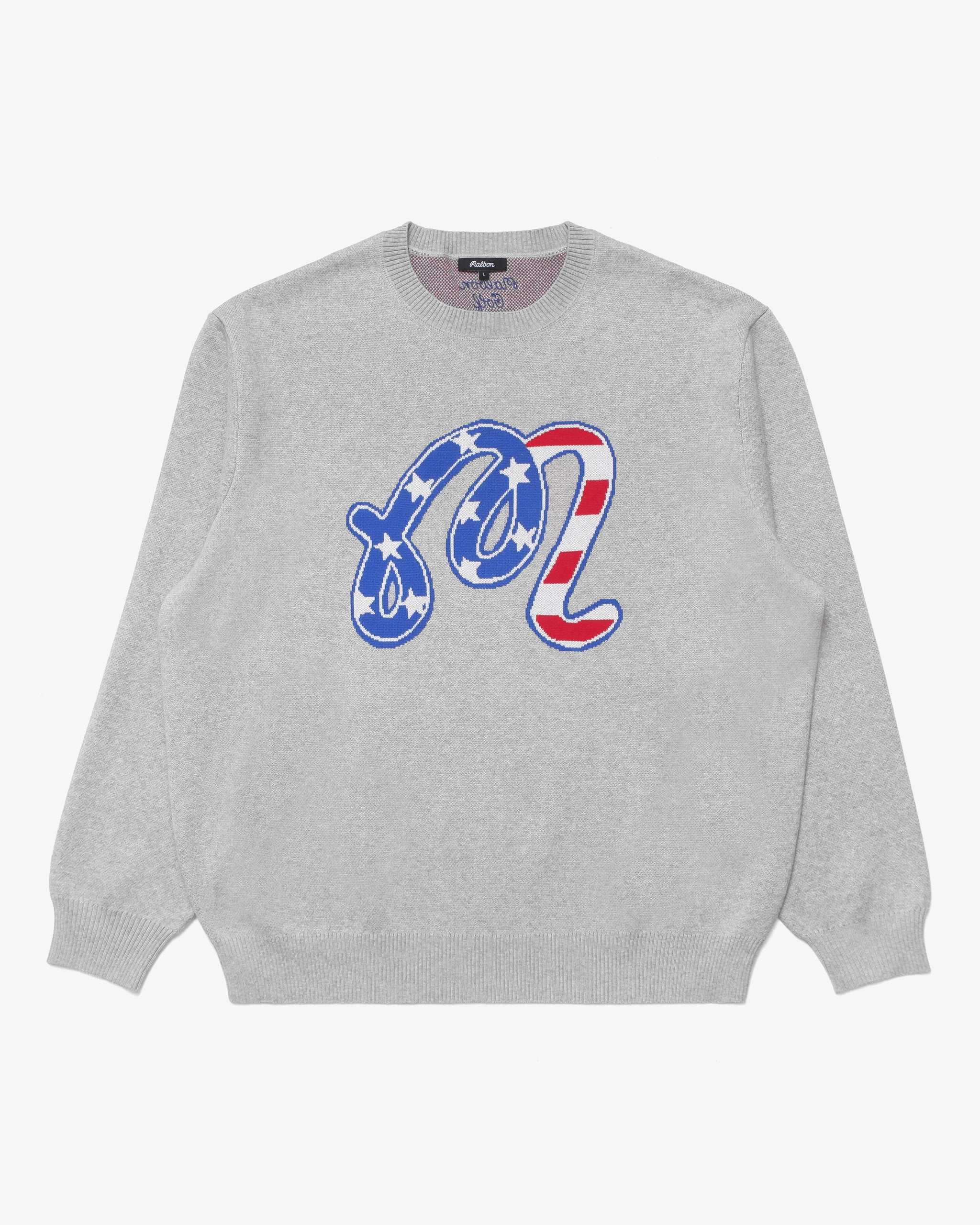 Malbon x BEAMS Americana Crewneck Sweater