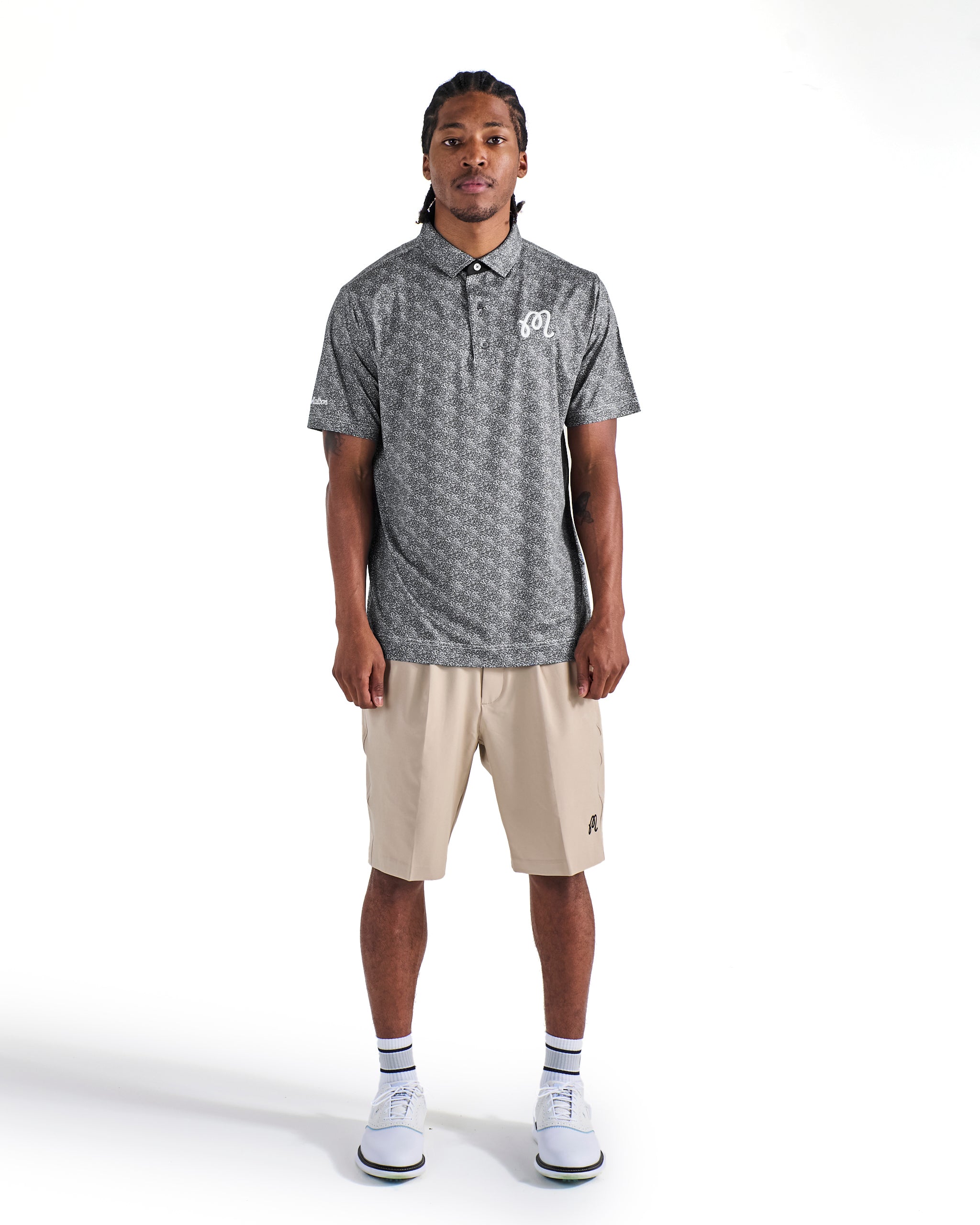 Malbon x FootJoy Speckle Golf Polo