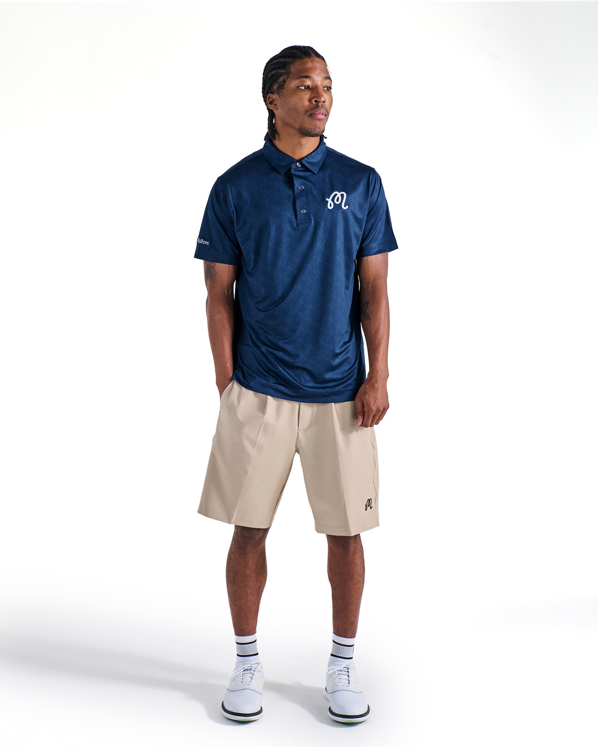 Malbon x FootJoy Speckle Golf Polo