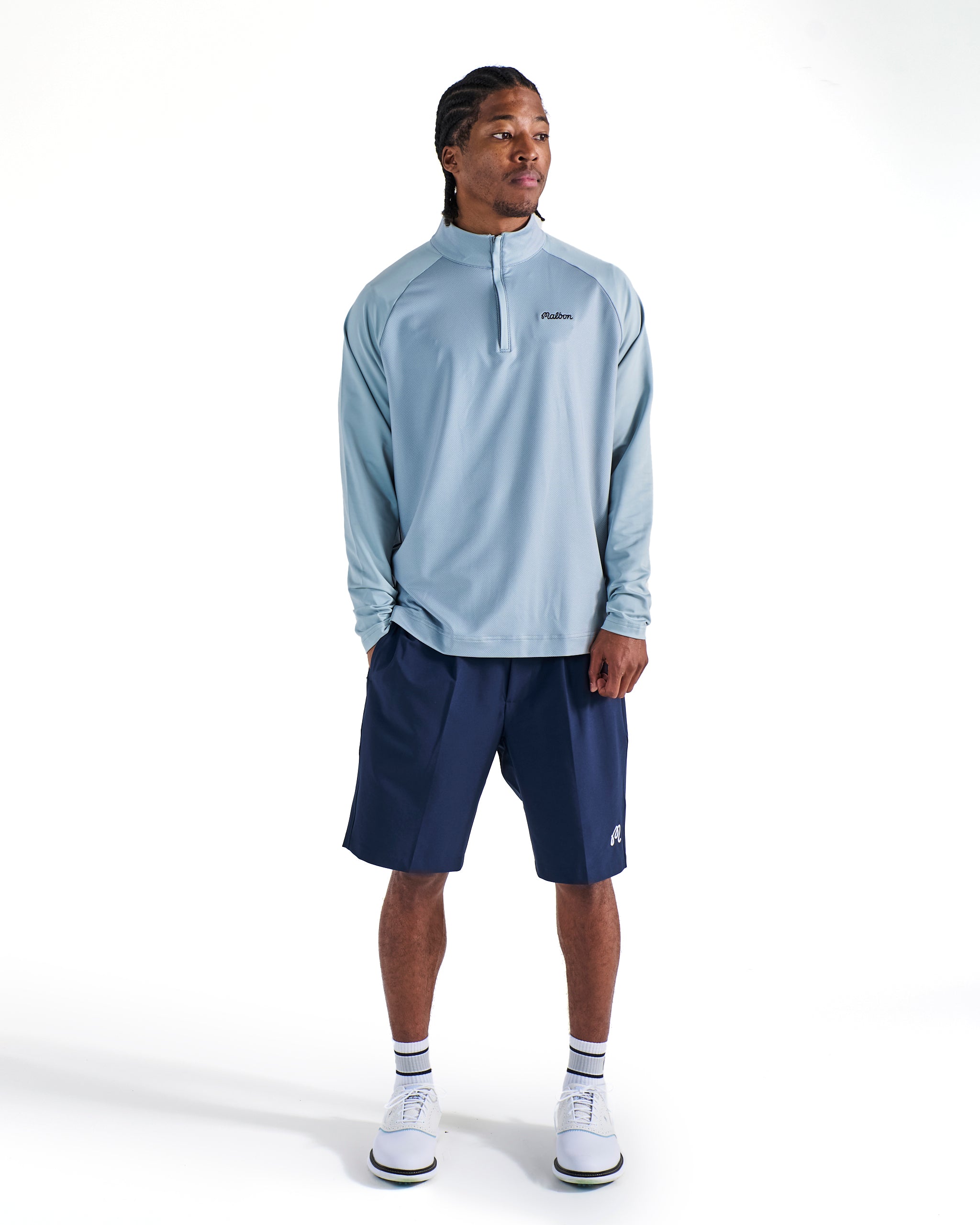 Malbon x FootJoy Tonal Dot Midlayer Golf Jacket