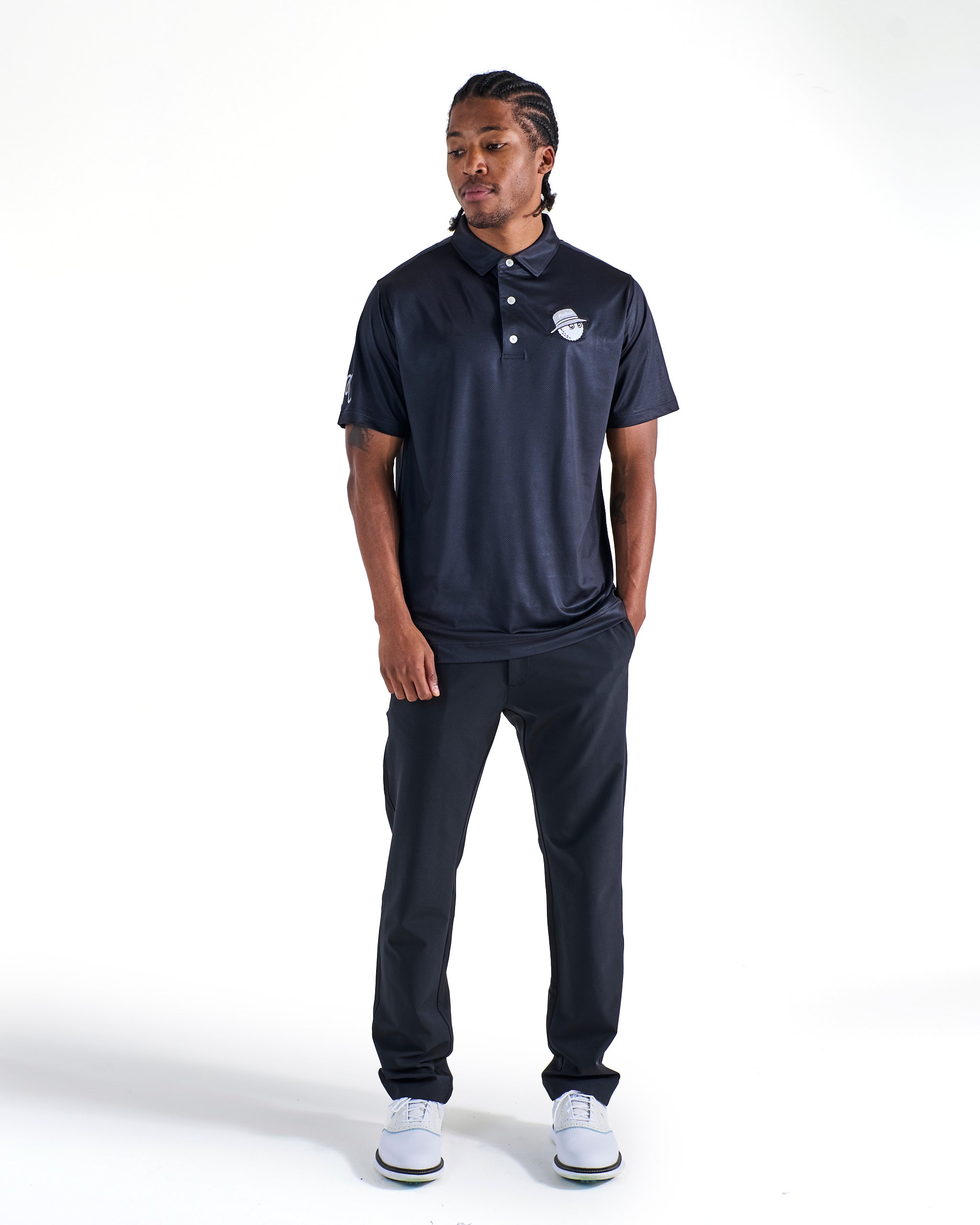 Malbon x FootJoy Tonal Dot Golf Polo Shirt