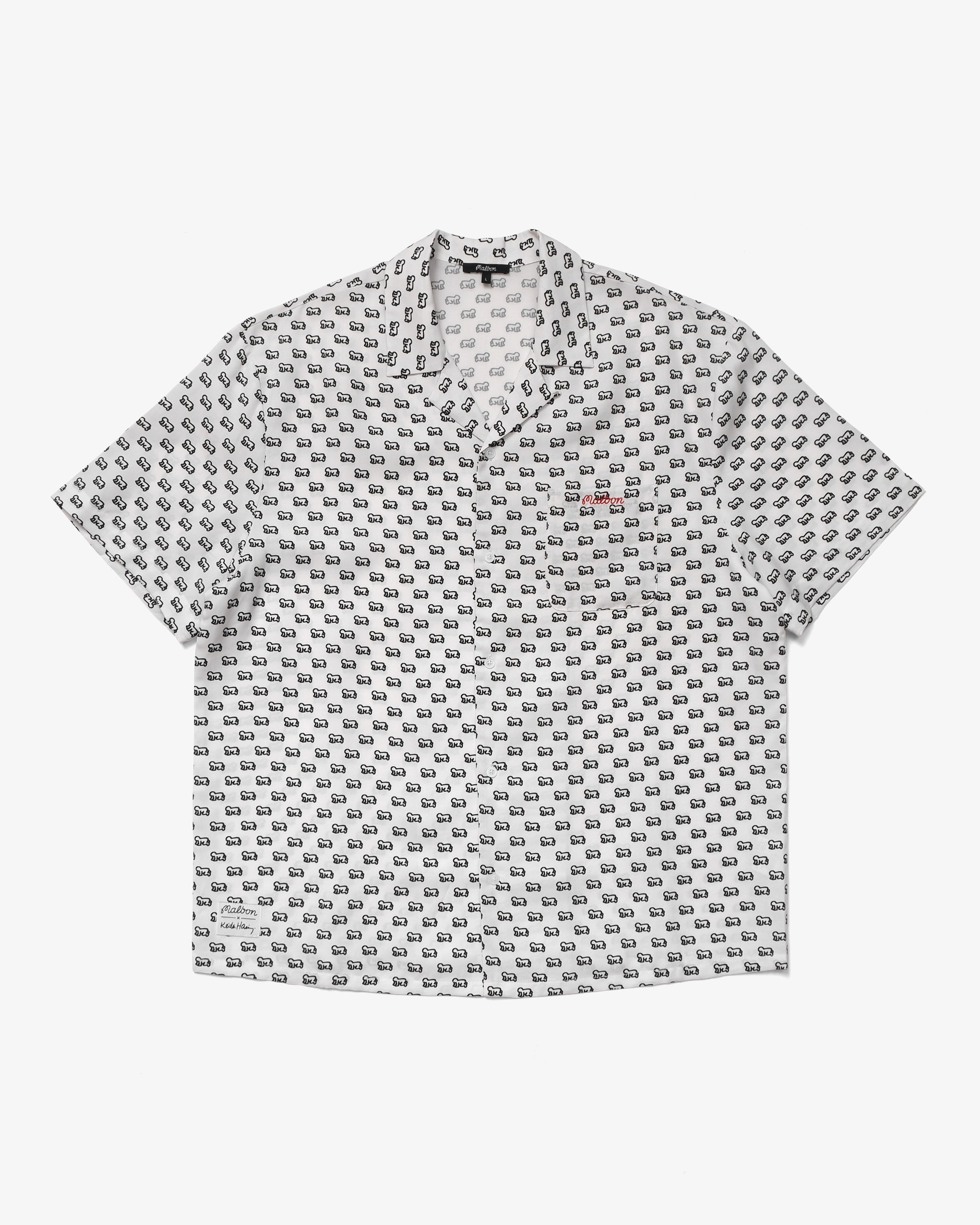 Keith Haring x Malbon Camp Shirt - Retro Collab Style