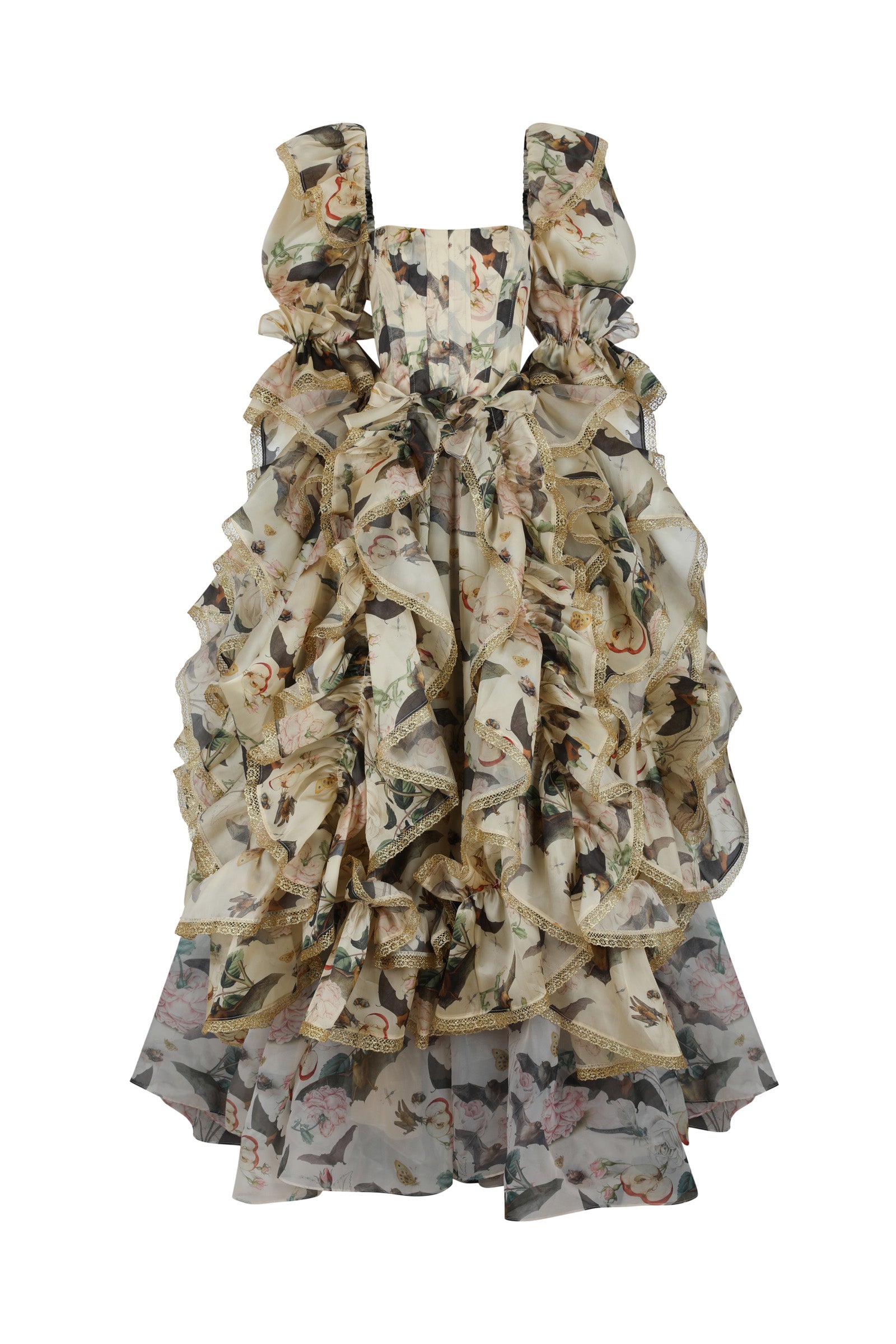Silk Courtesan Gown by The Bats and the Bees