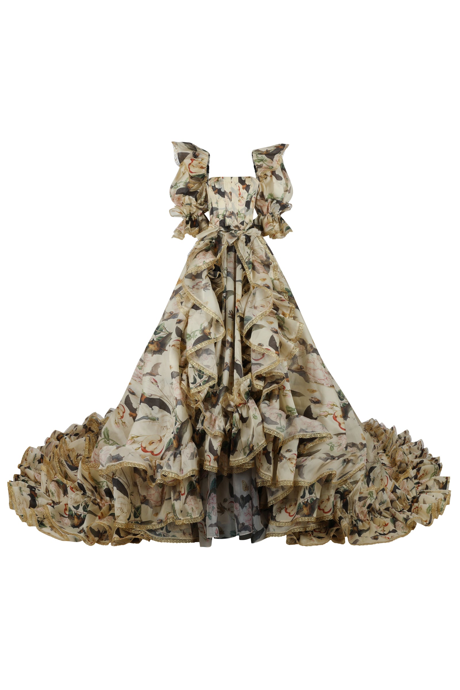 Silk Courtesan Gown by The Bats and the Bees