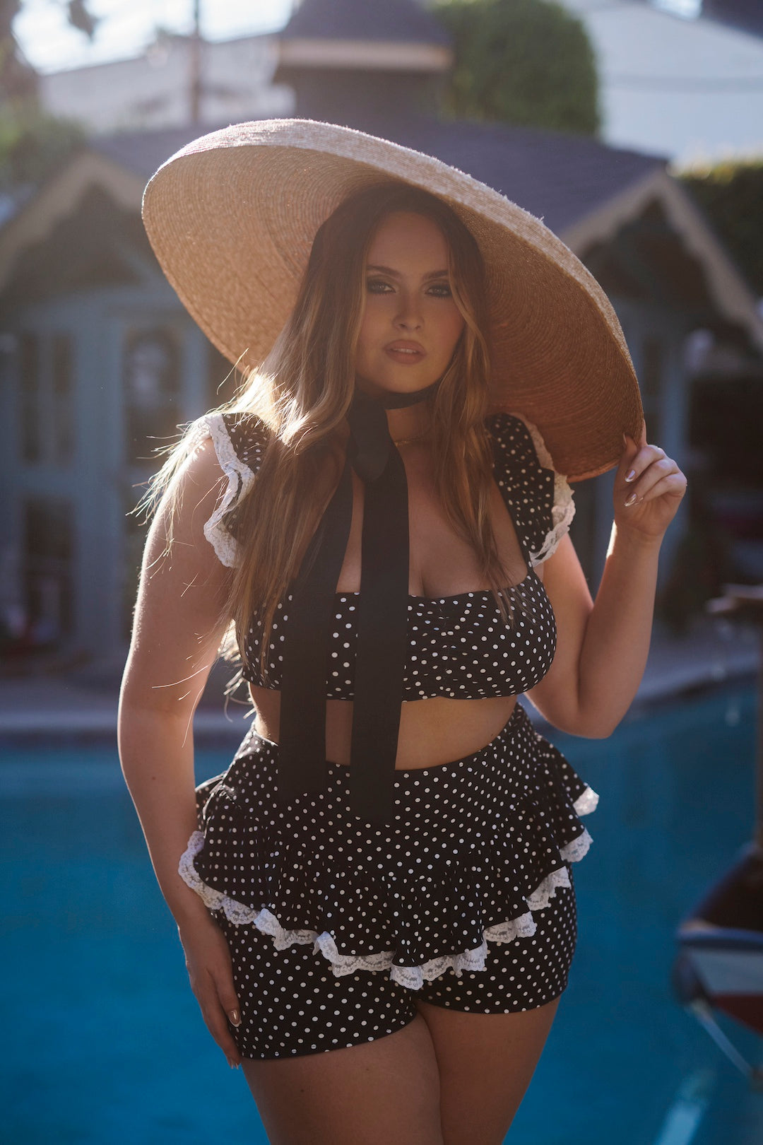 Stylish Black Polka Dot Shorts for Women