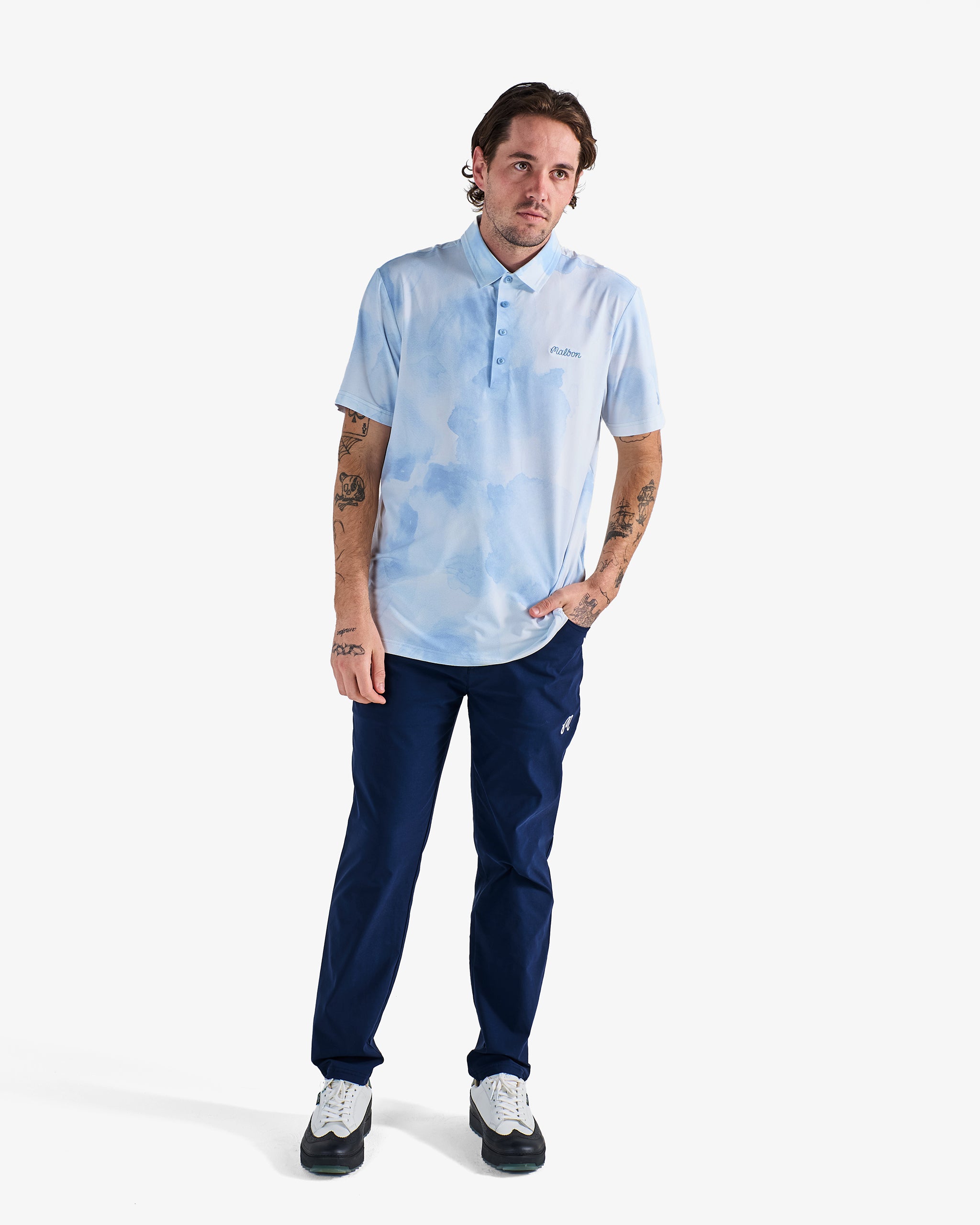 Malbon x Adidas Cool-Feel Tour Polo Shirt