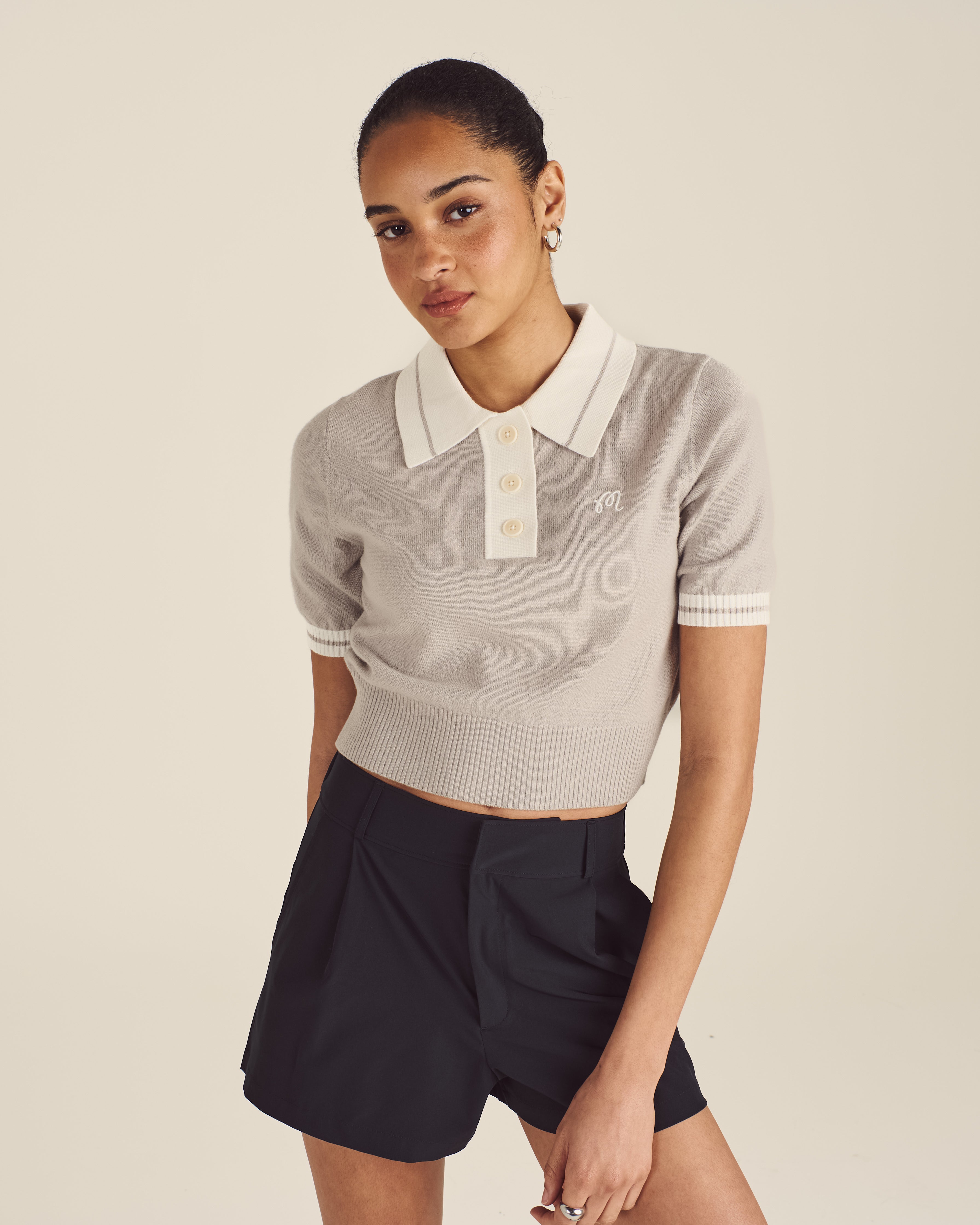 Stylish Mikayla Knit Polo for Women