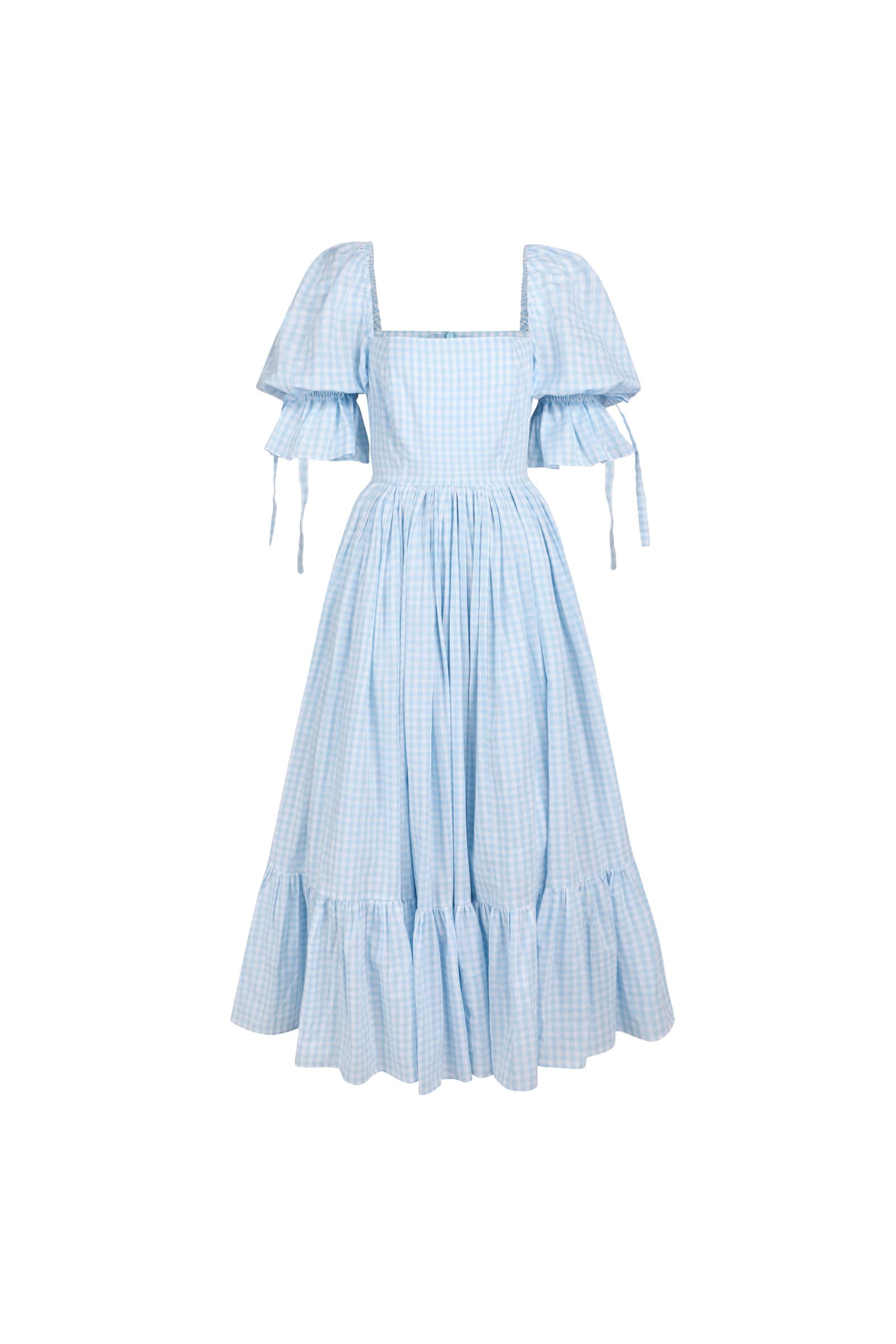 Blue Gingham Dress for Women – Casual Market Style