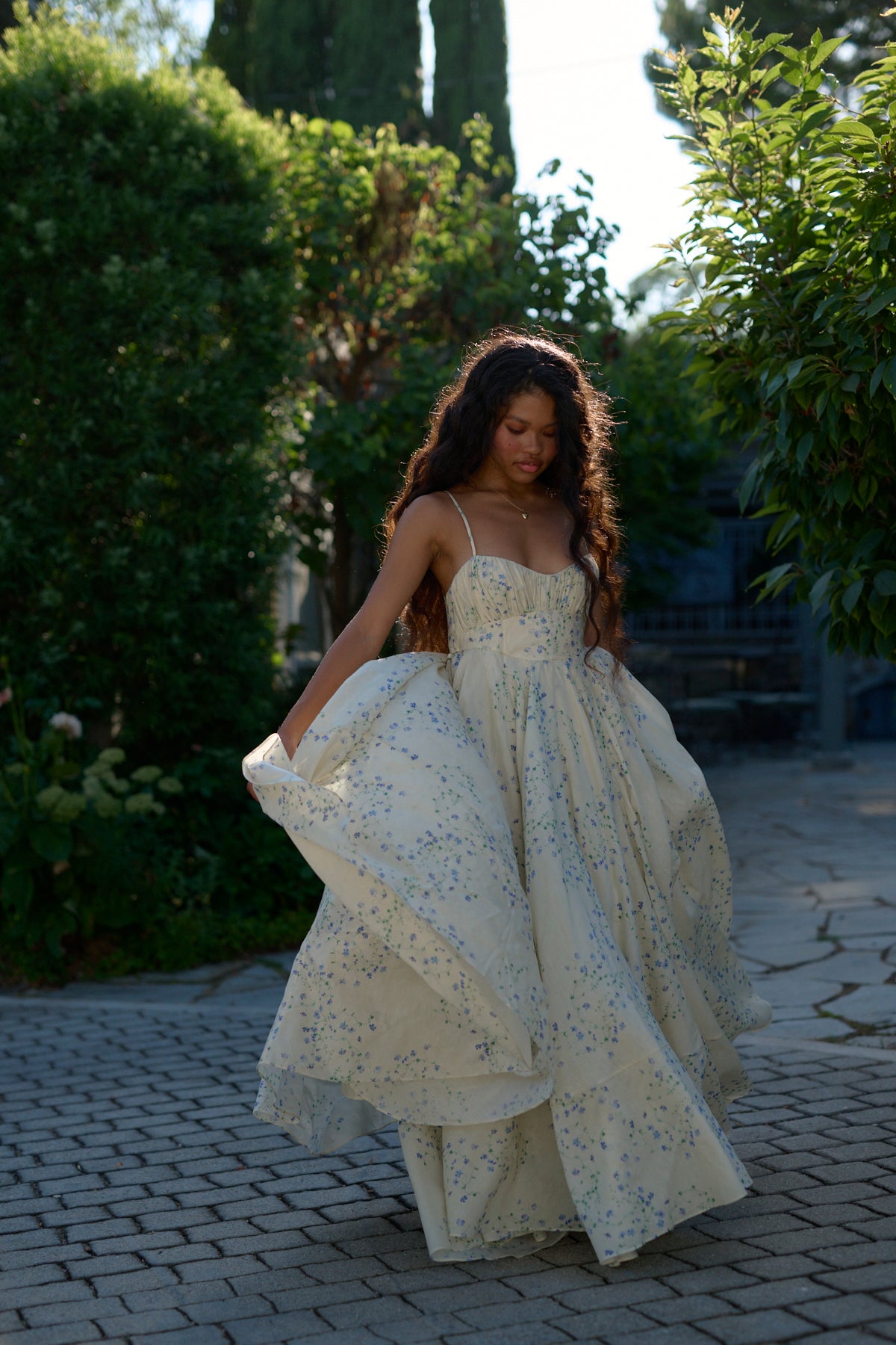 Blue Vine Roman Holiday Dress for Special Occasions