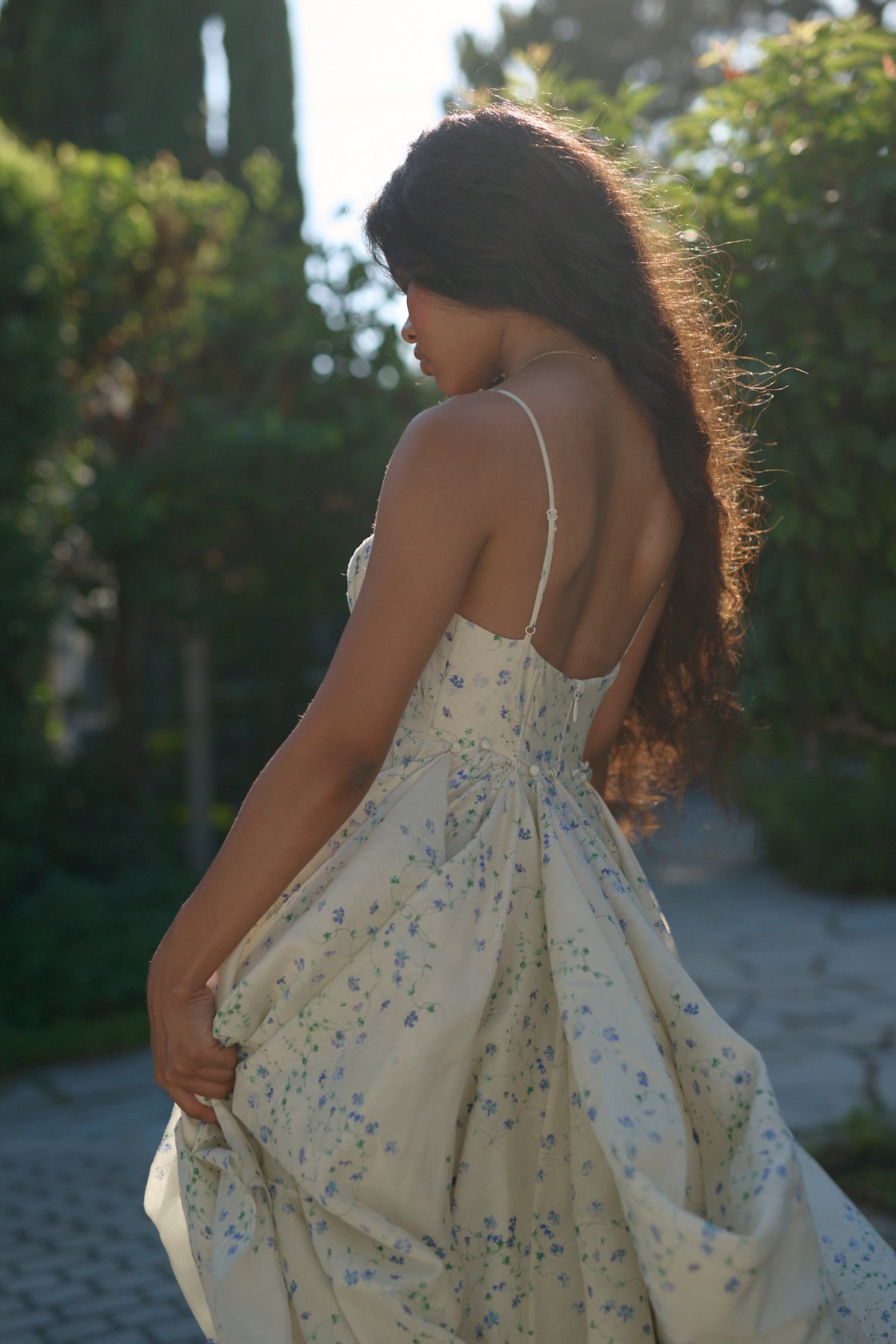 Blue Vine Roman Holiday Dress for Special Occasions