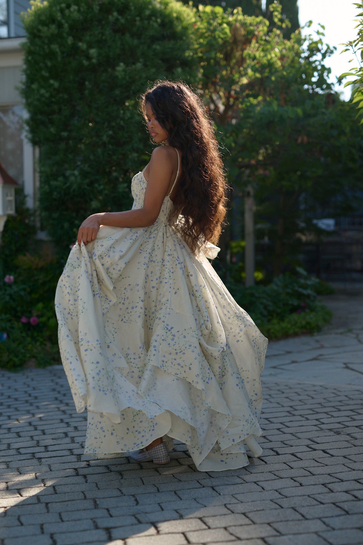 Blue Vine Roman Holiday Dress for Special Occasions