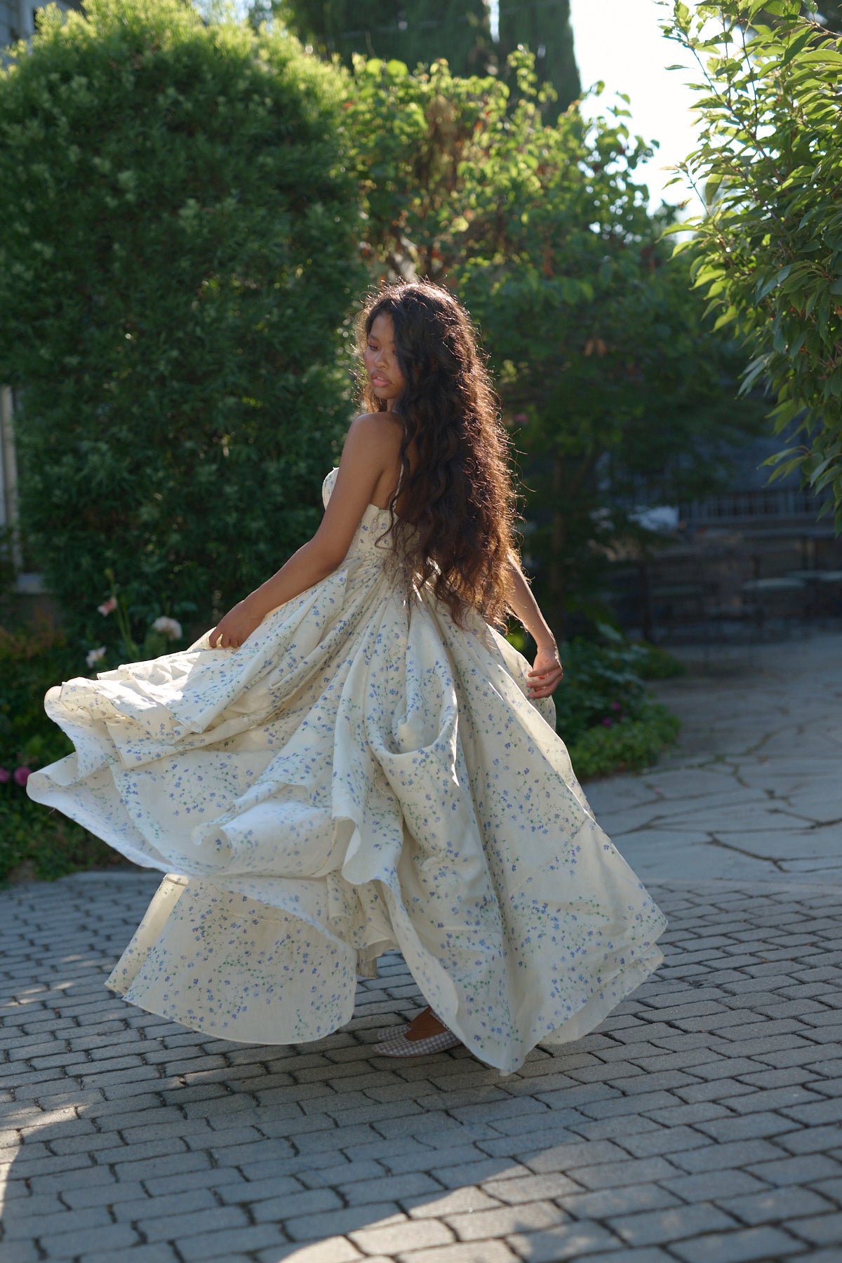 Blue Vine Roman Holiday Dress for Special Occasions