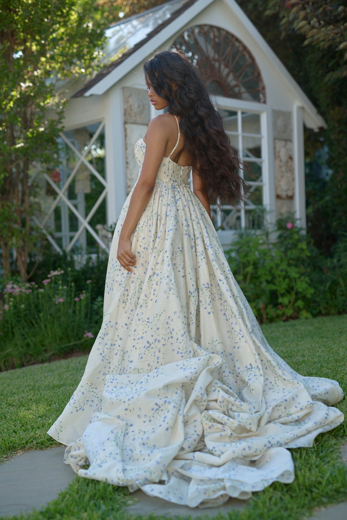 Blue Vine Roman Holiday Dress for Special Occasions